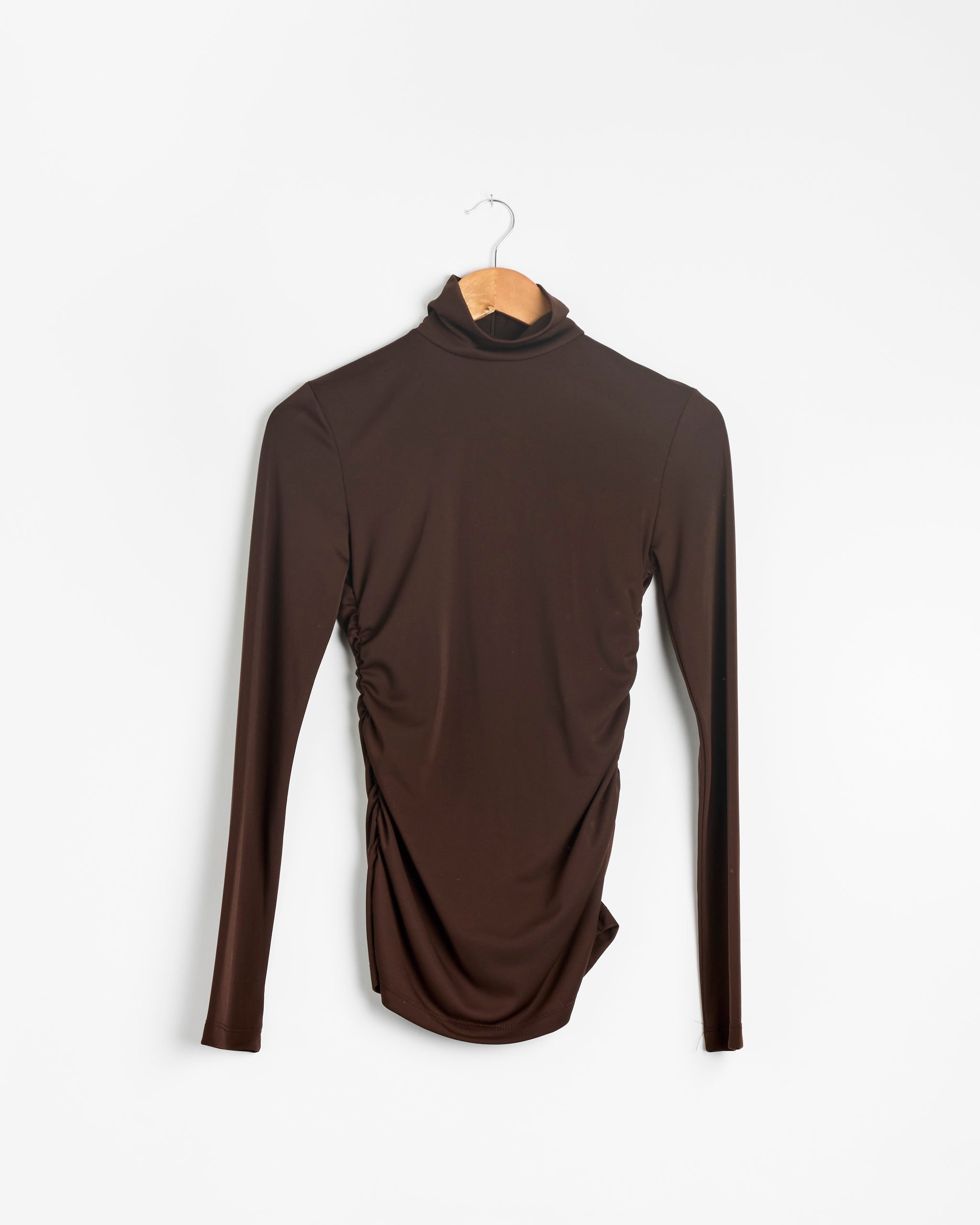 NOMIA Shirred L/S Turtleneck - Earth / S (288708)