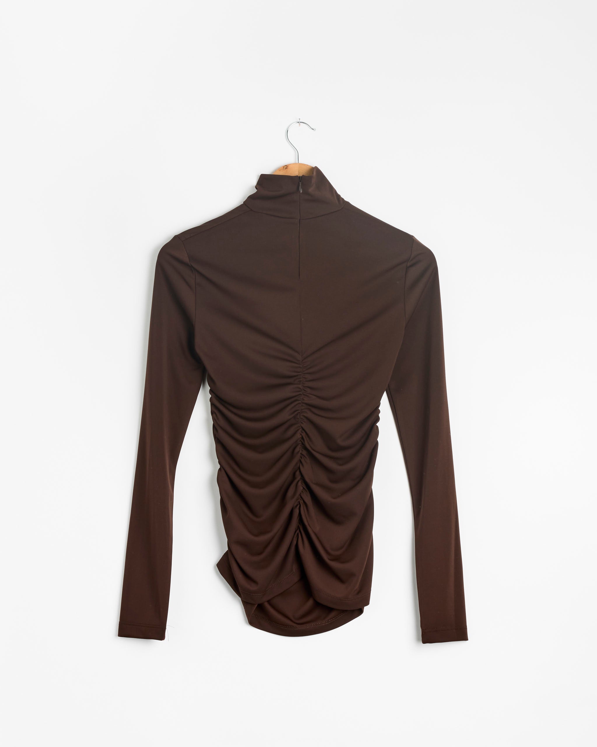 NOMIA Shirred L/S Turtleneck - Earth / S (288708)