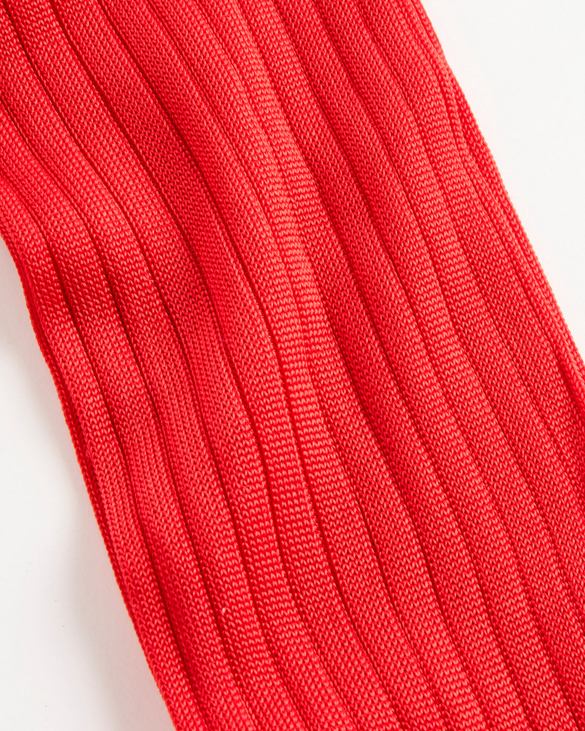Hansel From Basel Bemberg Rib Knee Hi Socks, Red - Red / OS (288748)