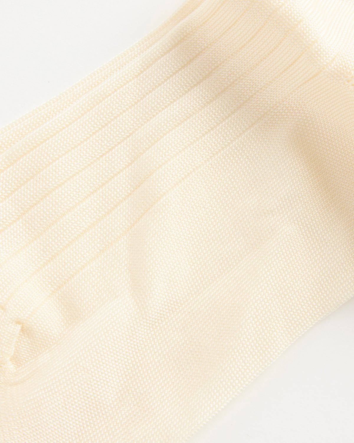 Hansel From Basel Bemberg Rib Knee Hi Socks, Ivory - Ivory / OS (288749)