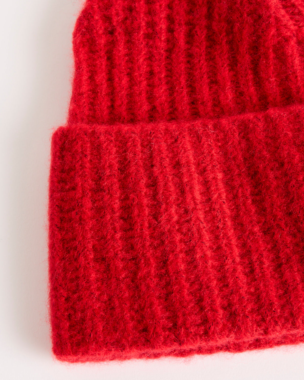 Hansel From Basel Cashmere Ribbed Beanie, Red - Red / OS (288752)