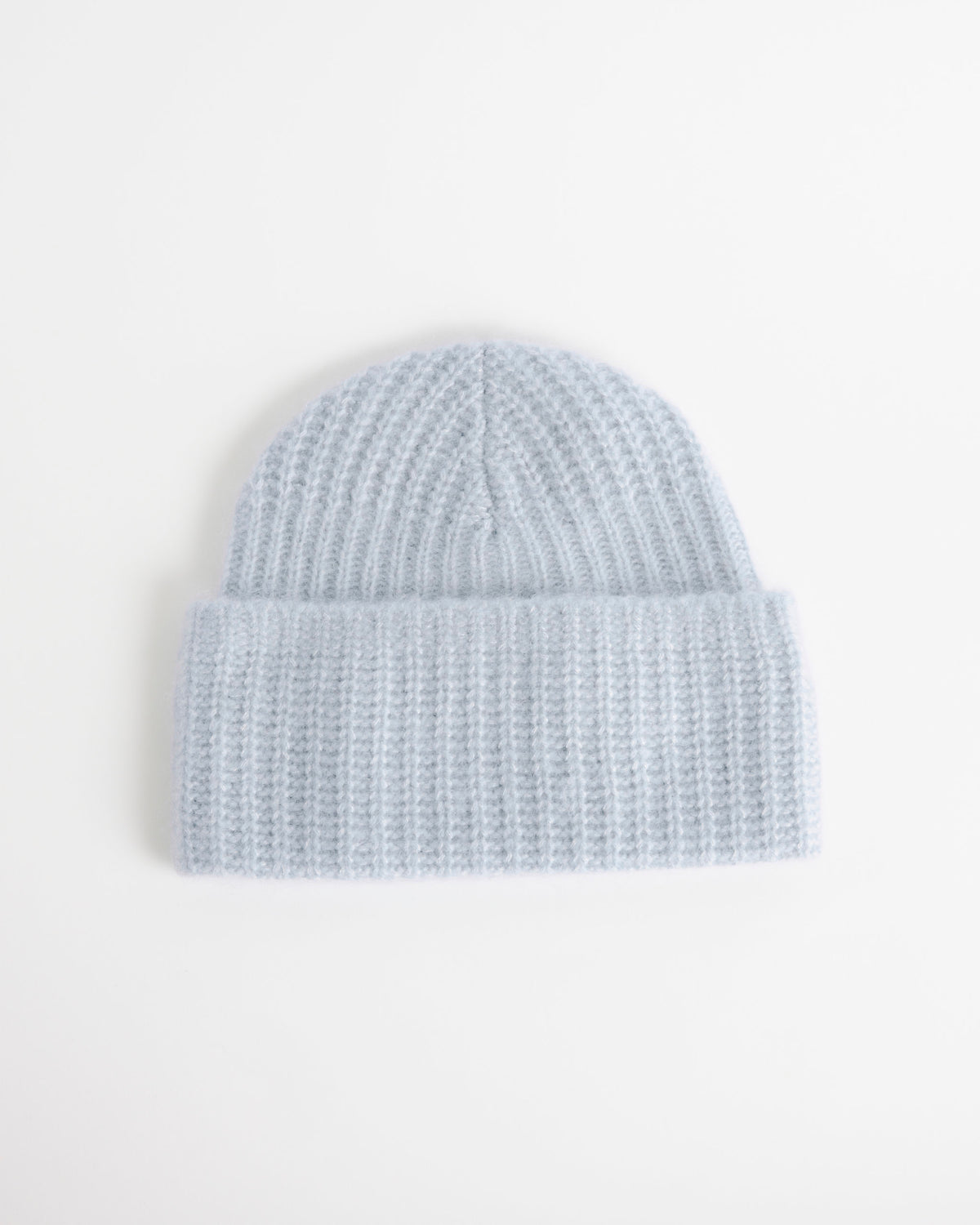Hansel From Basel Cashmere Ribbed Beanie, Powder Blue - Powder Blue / OS (288753)