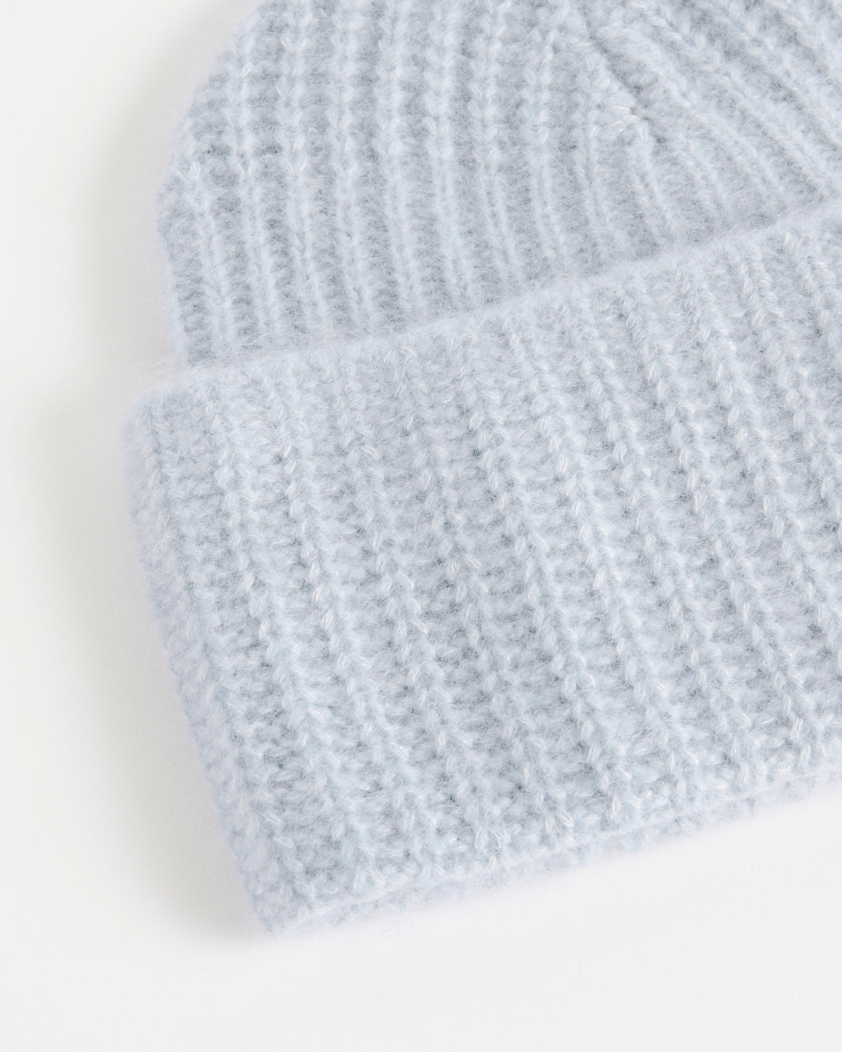 Hansel From Basel Cashmere Ribbed Beanie, Powder Blue - Powder Blue / OS (288753)