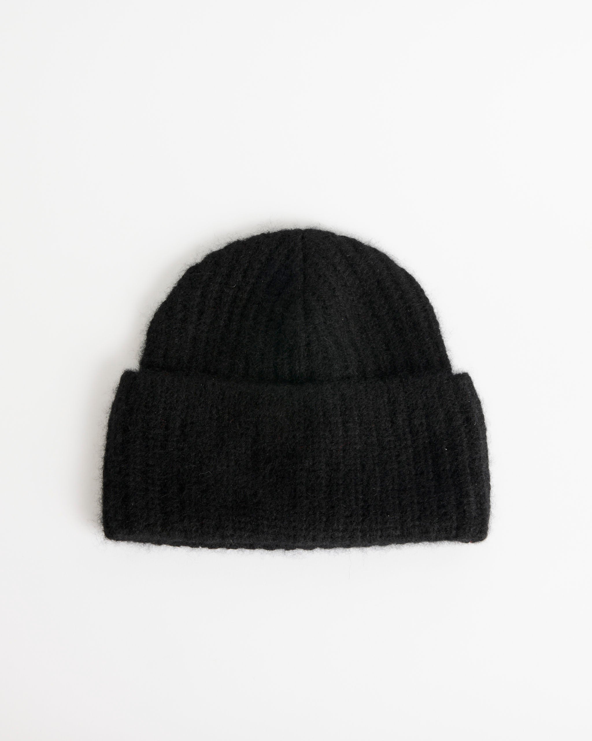 Hansel From Basel Cashmere Ribbed Beanie, Black - Black / OS (288754)