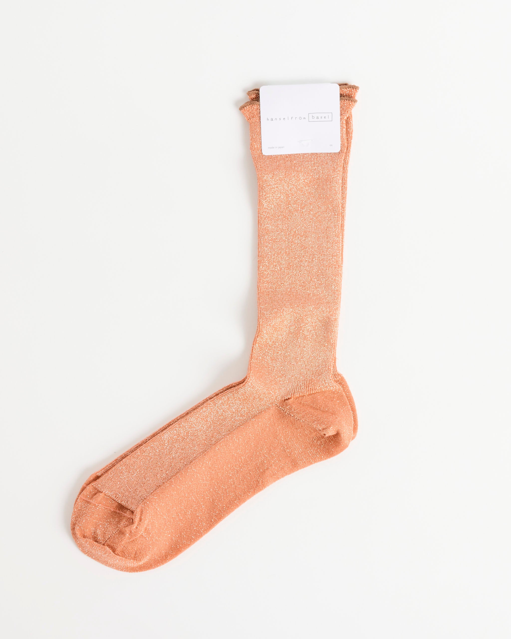 Hansel From Basel Lumiesta Lettuce Cuff Crew, Apricot - Apricot / OS (288773)