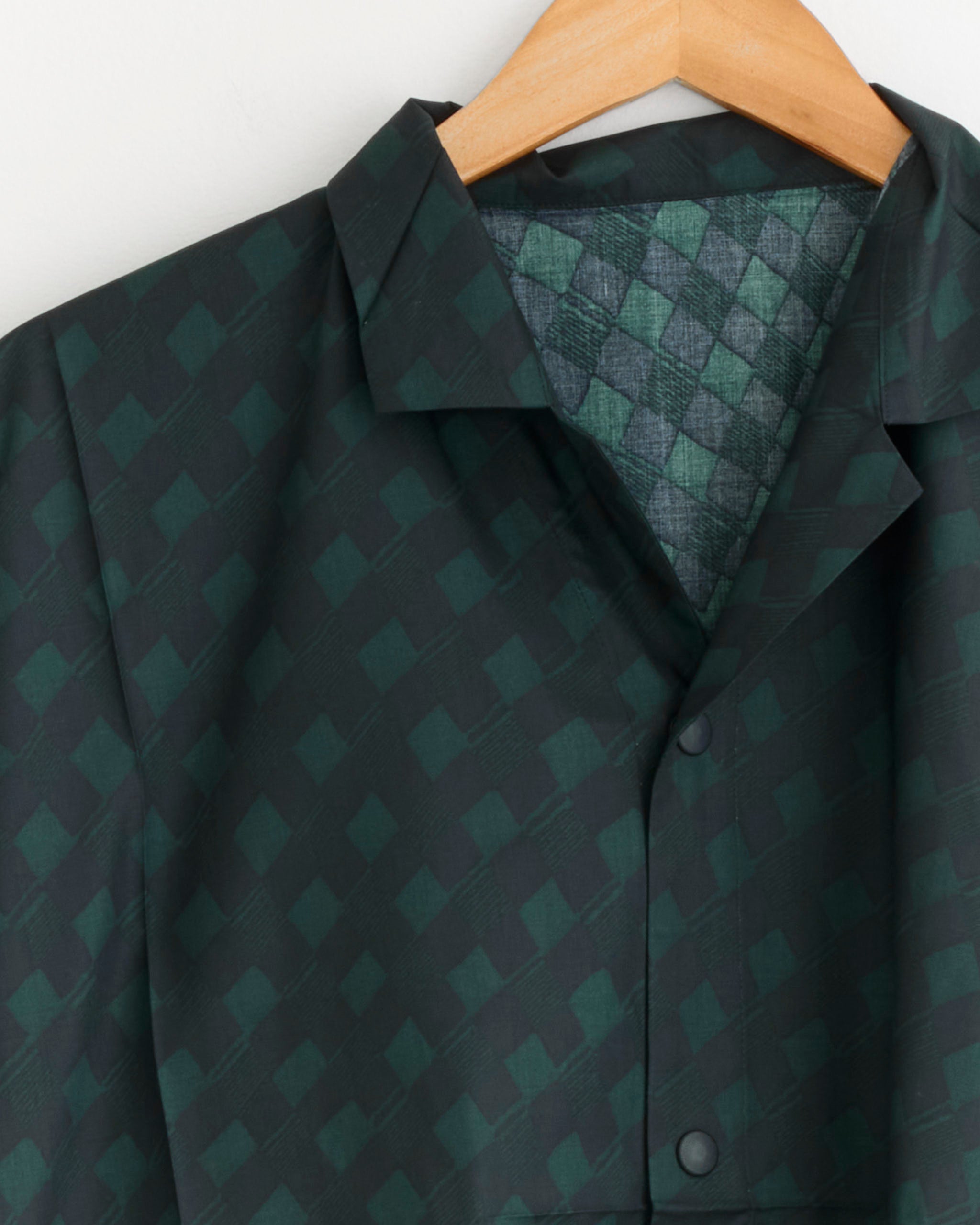 IM MENS ISSEY MIYAKE FJ055 Tie Pattern Shirt - Navy / 3 (288985)
