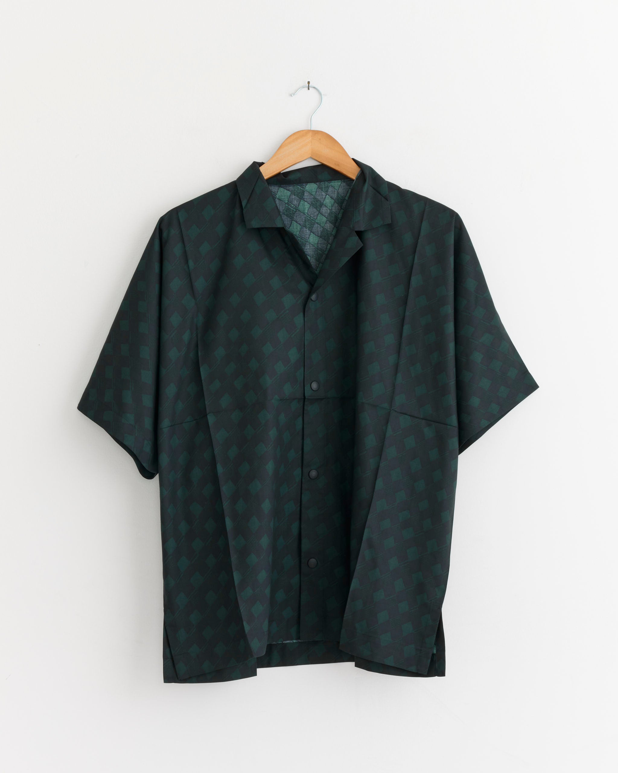 IM MENS ISSEY MIYAKE FJ055 Tie Pattern Shirt - Navy / 3 (288985)