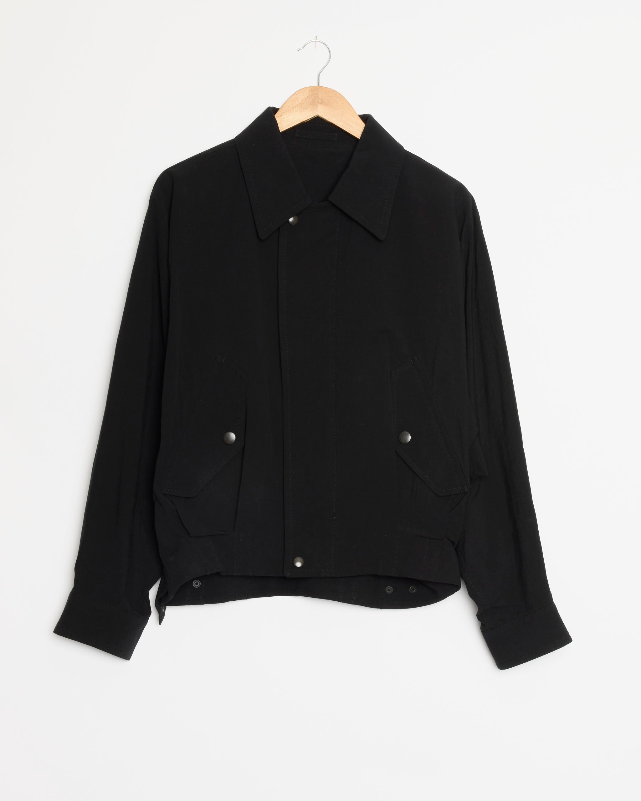 IM MENS ISSEY MIYAKE FC041 Comfort Cotton Jacket - Black / 2 (288987)