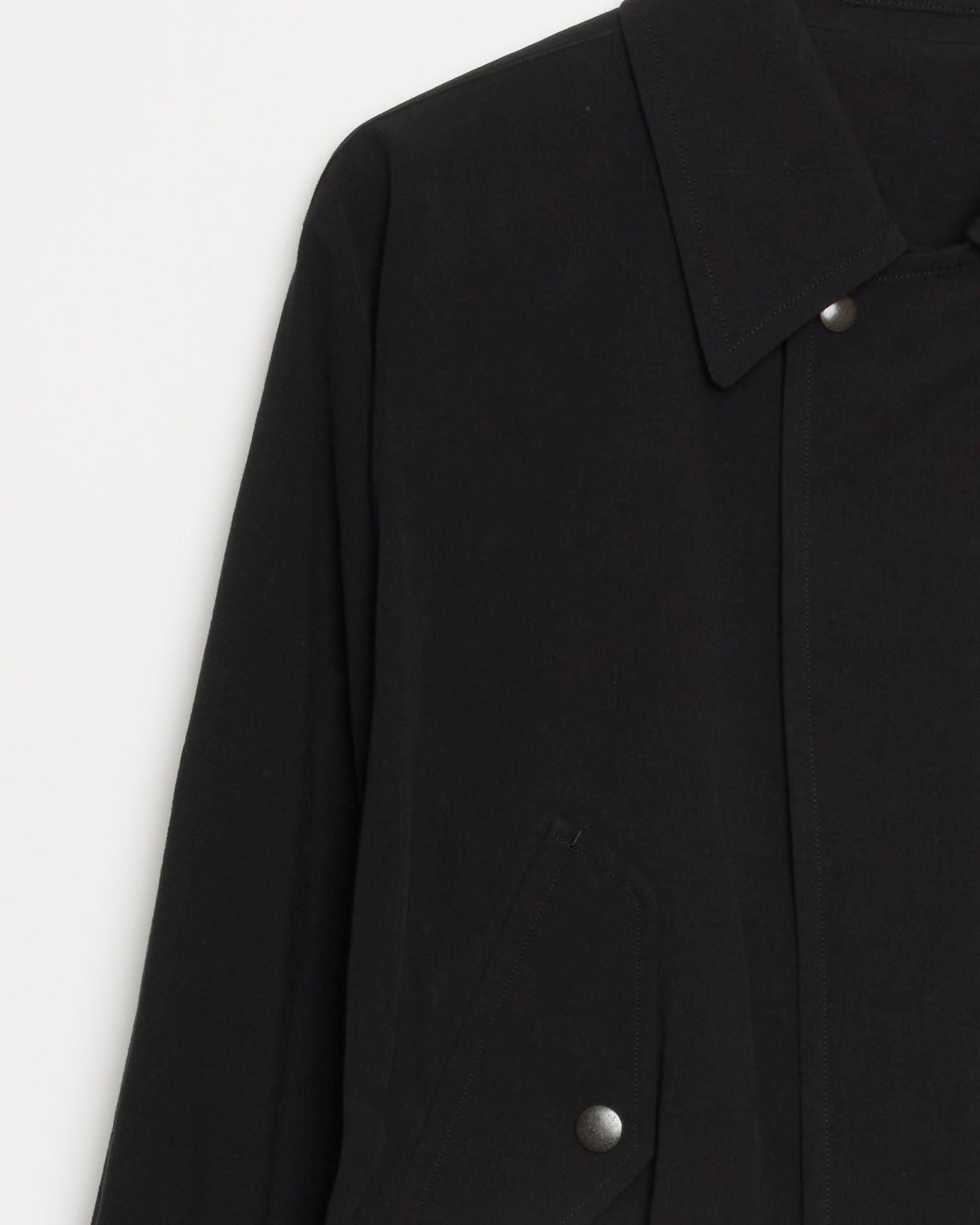 IM MENS ISSEY MIYAKE FC041 Comfort Cotton Jacket - Black / 2 (288987)