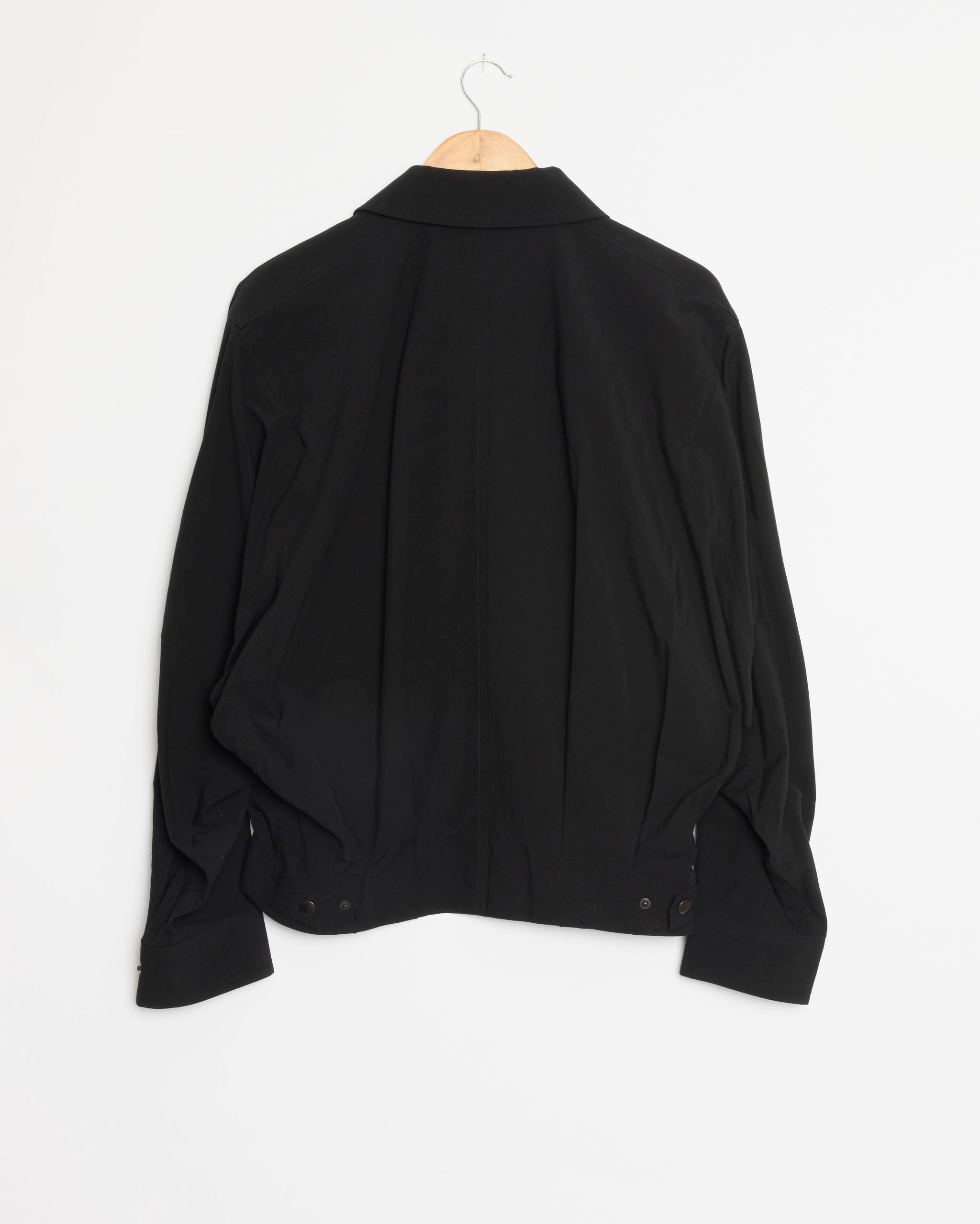 IM MENS ISSEY MIYAKE FC041 Comfort Cotton Jacket - Black / 2 (288987)