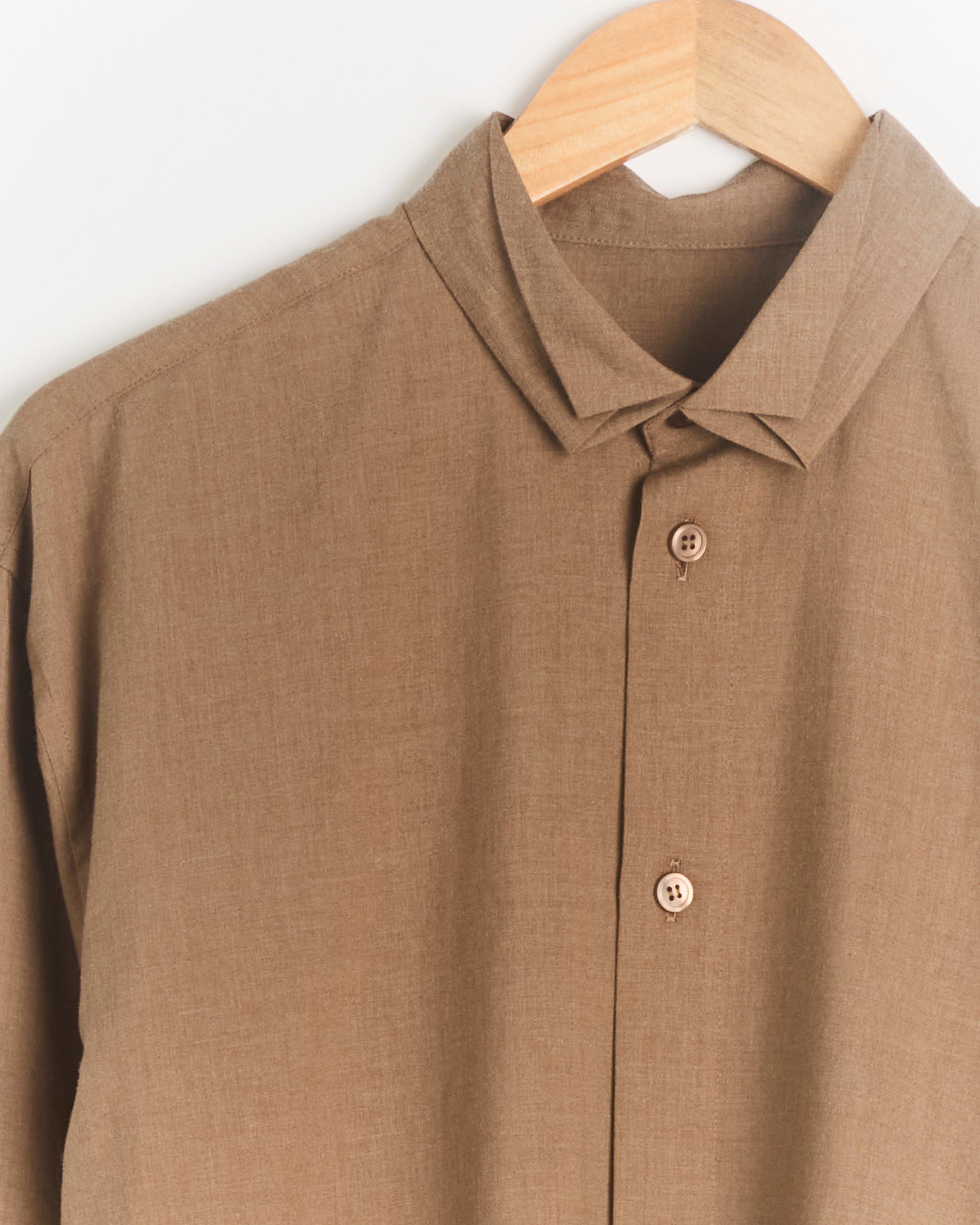 PL Ramie Shirt in Brown - Brown / 3 (289043)