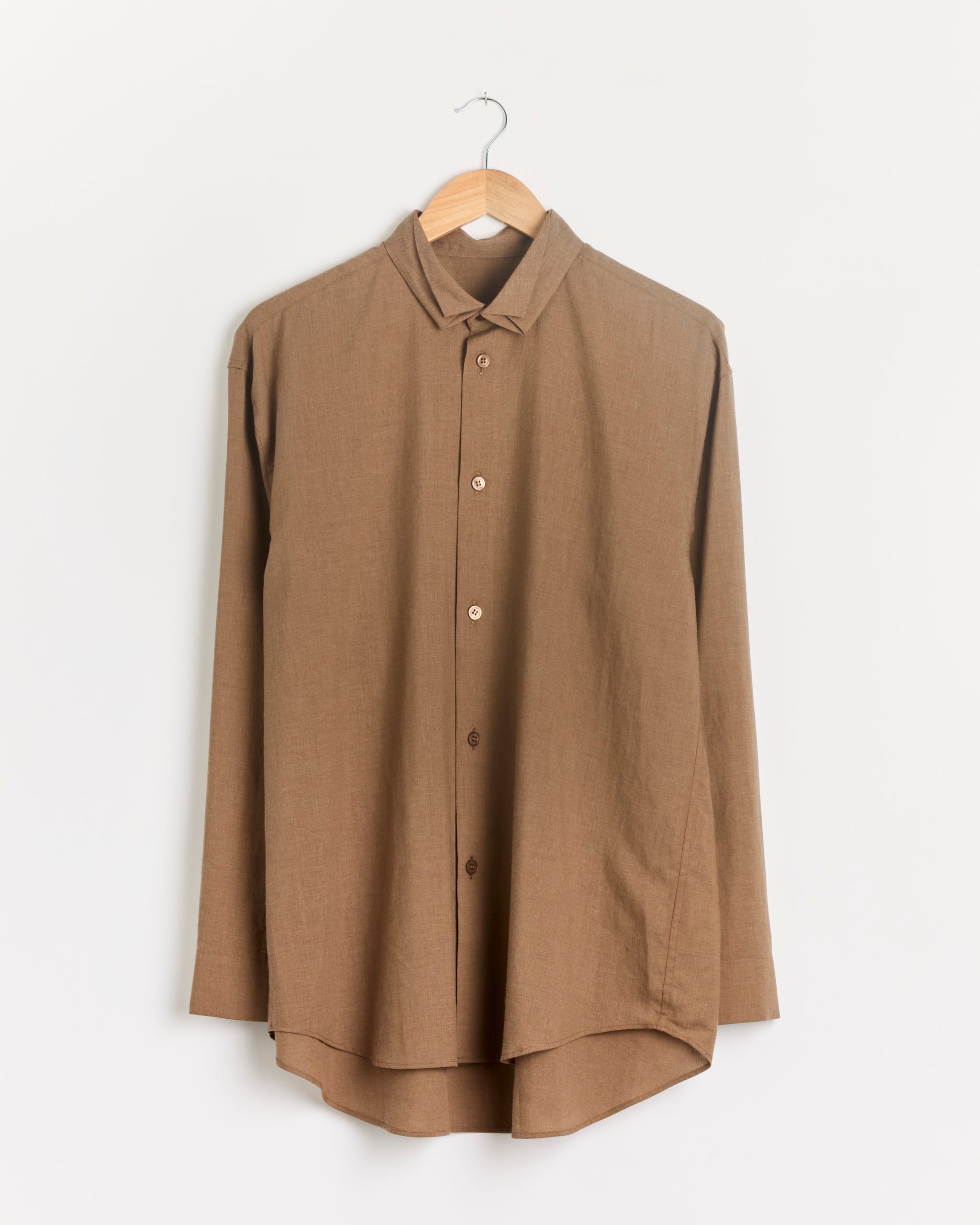 PL Ramie Shirt in Brown - Brown / 3 (289043)