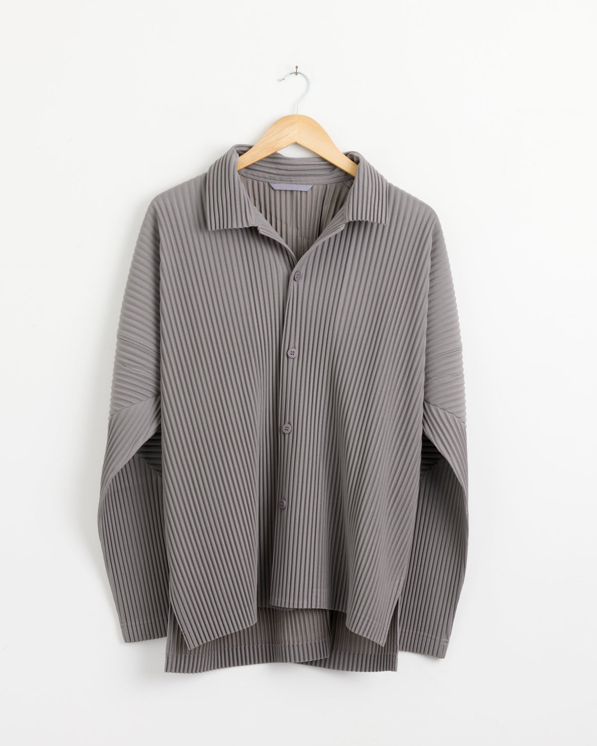HOMME PLISSE ISSEY MIYAKE JJ101 MC Oct Shirt - Dim Grey / 3 (289063)
