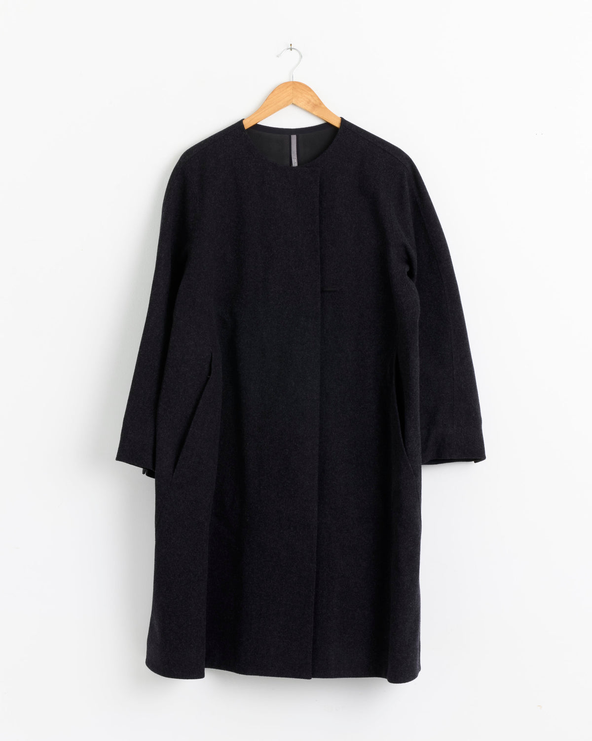 Veilance Phera Wool Coat - Black Heather / S (289101)