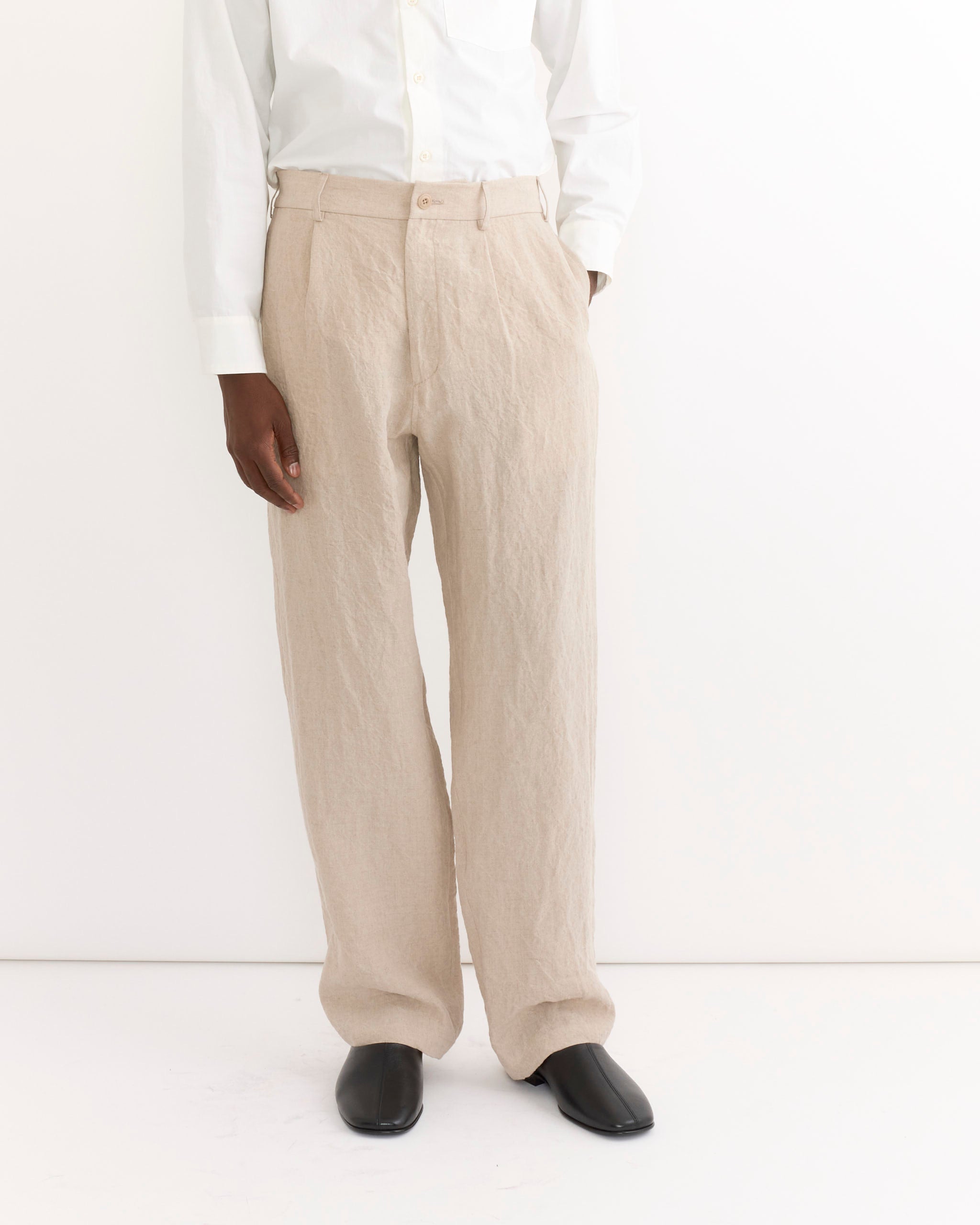 SMOCK West Coast Pant, Sun Dried Linen Ivory - Sun Dried Linen Ivory / L (289217)