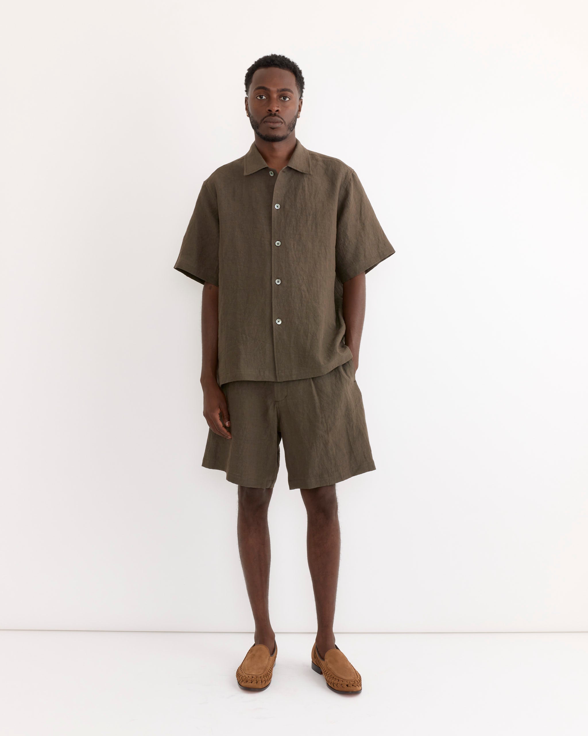 Backlight Skirt in Brown
