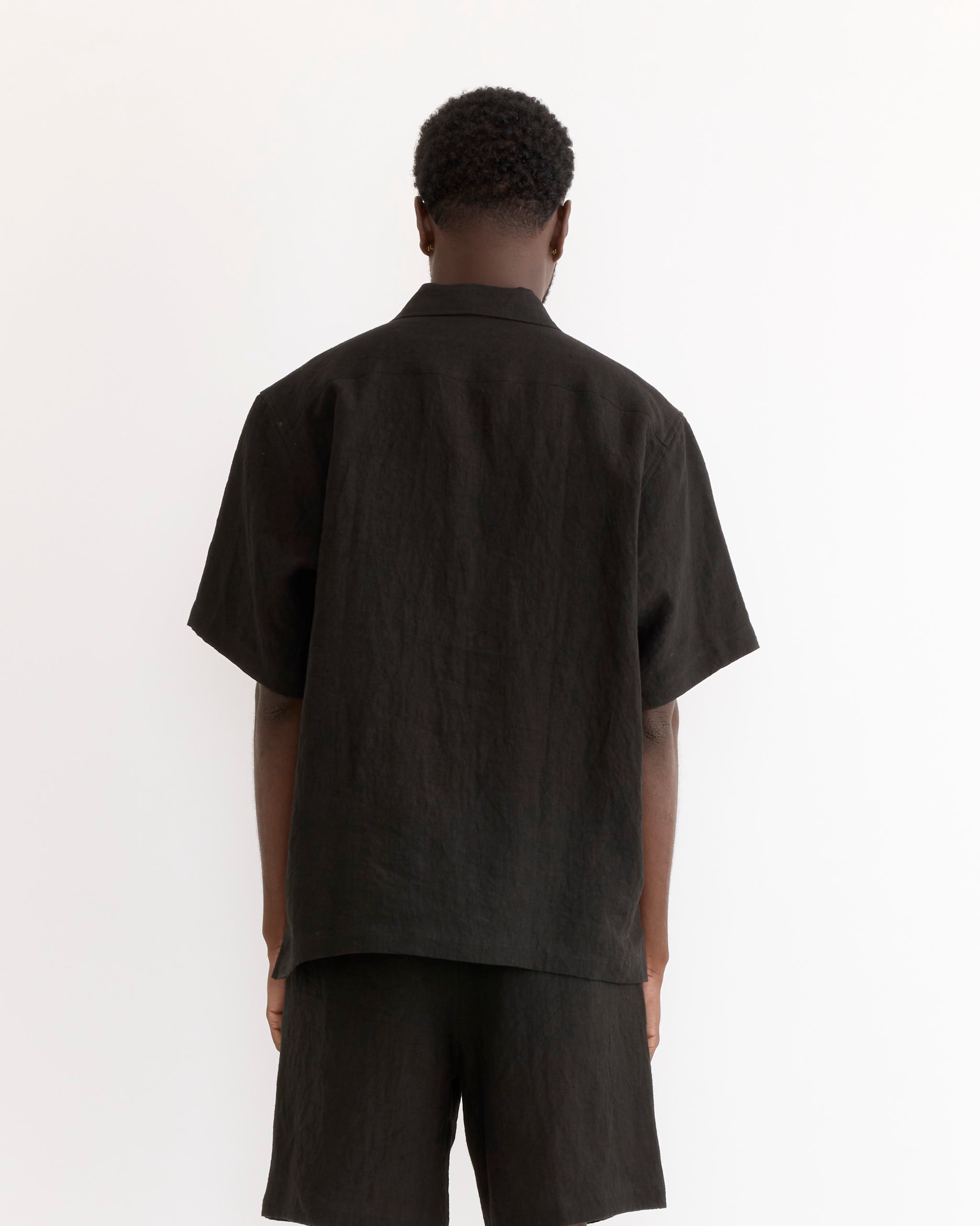SMOCK Cardiff Shirt, Sun Dried Linen Black - Sun Dried Linen Black / L (289247)