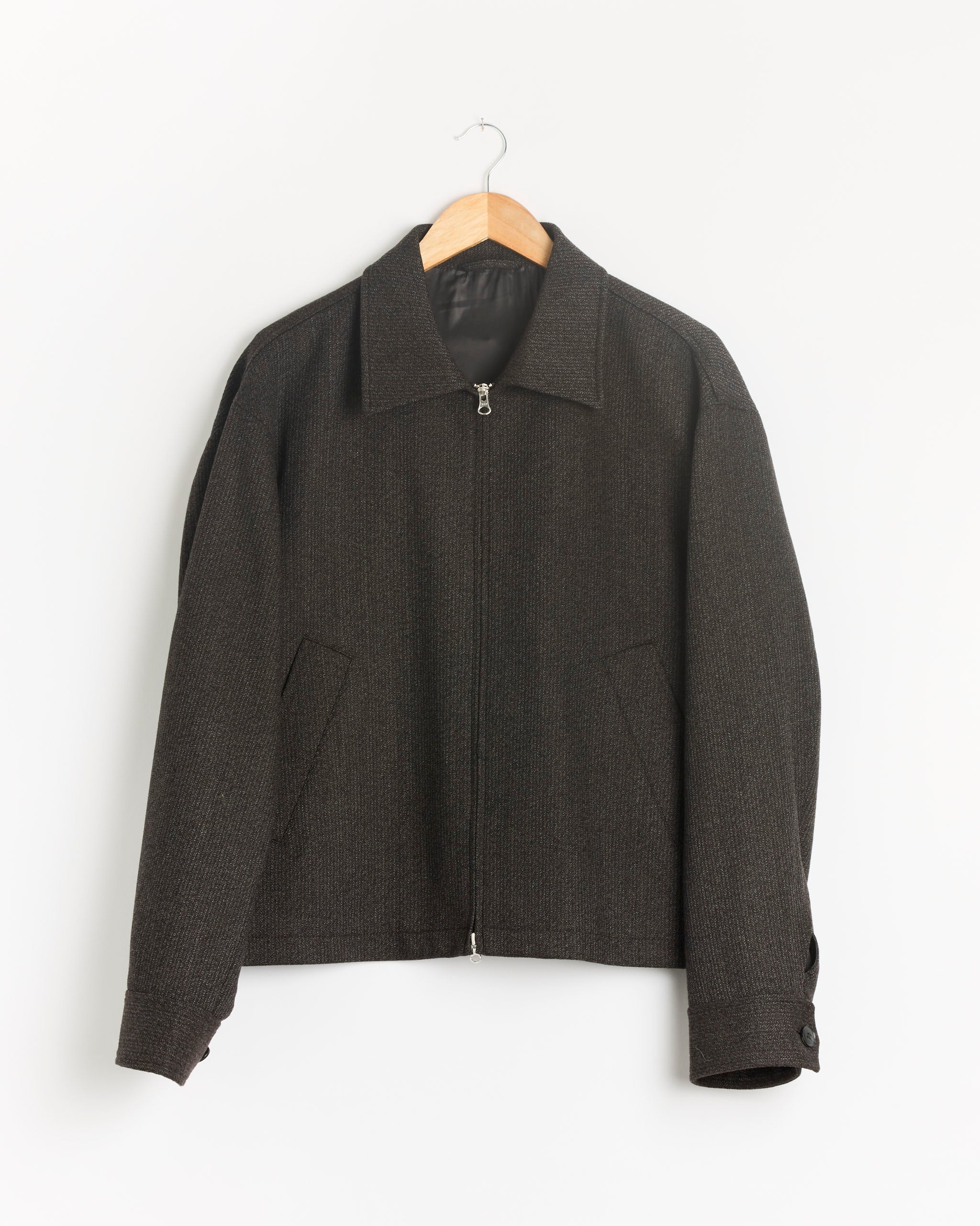 mfpen Mail Jacket - Brown Melange Stripe / M (289384)