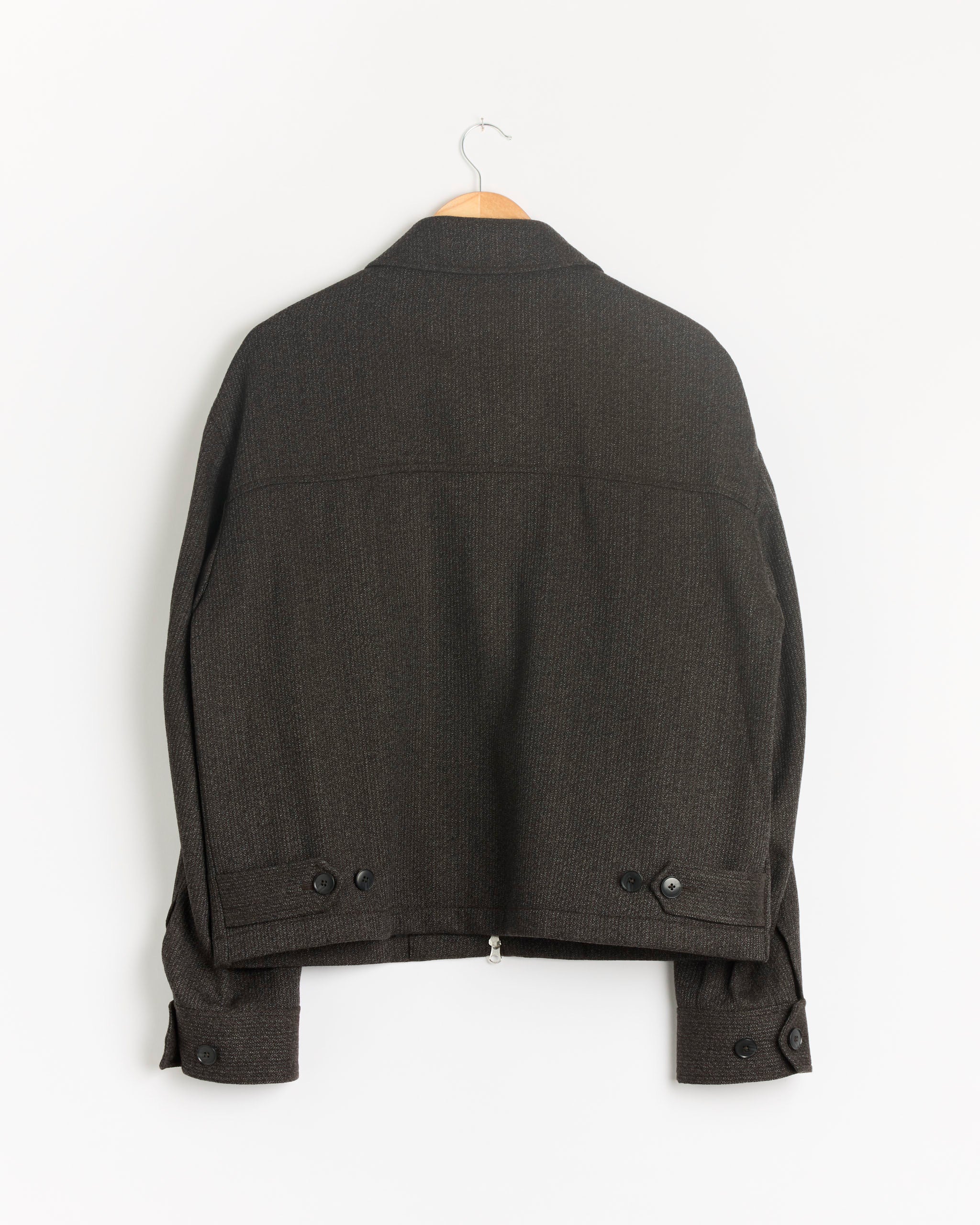 mfpen Mail Jacket - Brown Melange Stripe / M (289384)