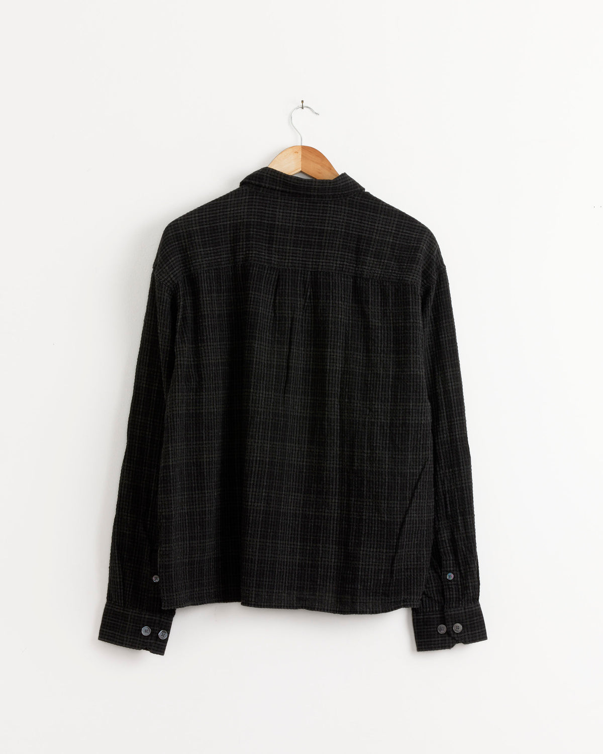 mfpen Priority Shirt - Overdyed Black Check / S (289394)