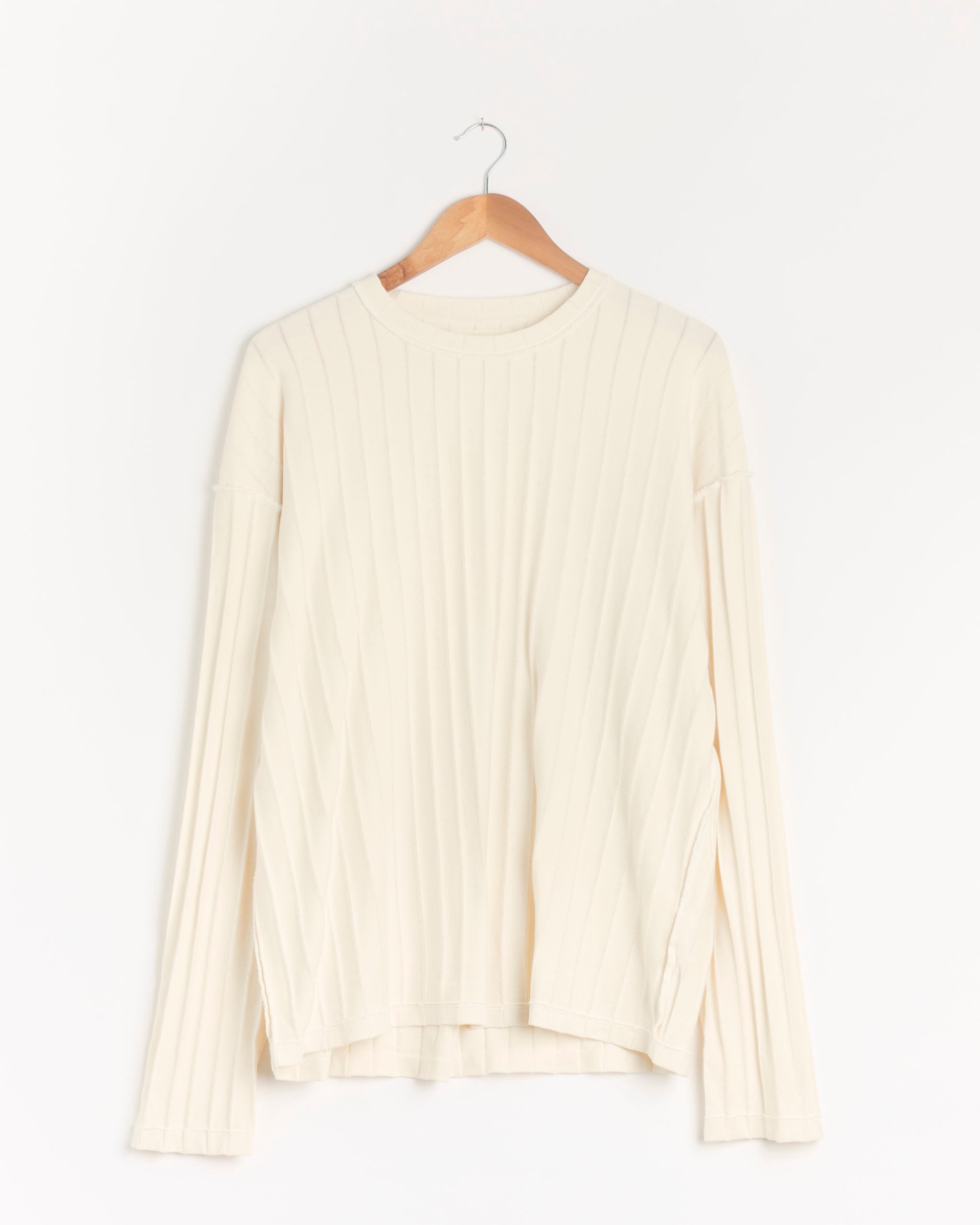 mfpen Round Neck Sweater - Ecru Stripe / M (289407)