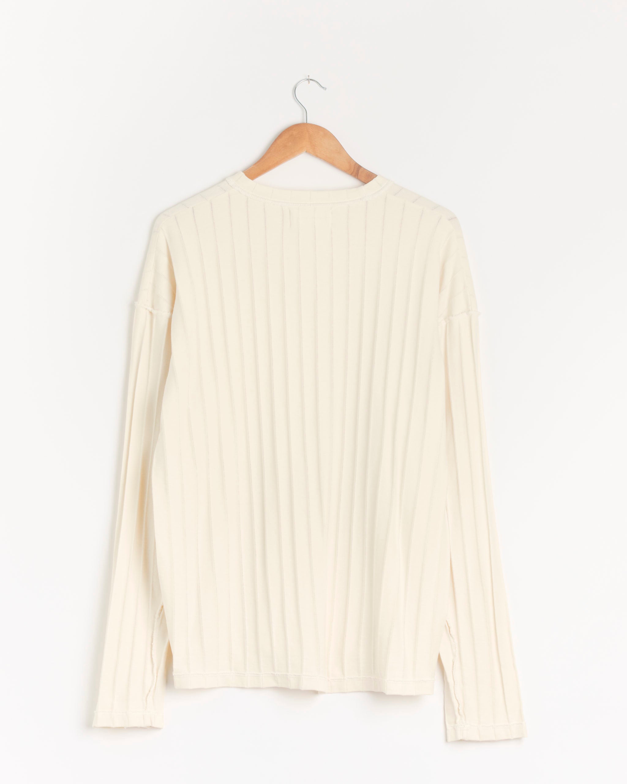 mfpen Round Neck Sweater - Ecru Stripe / M (289407)