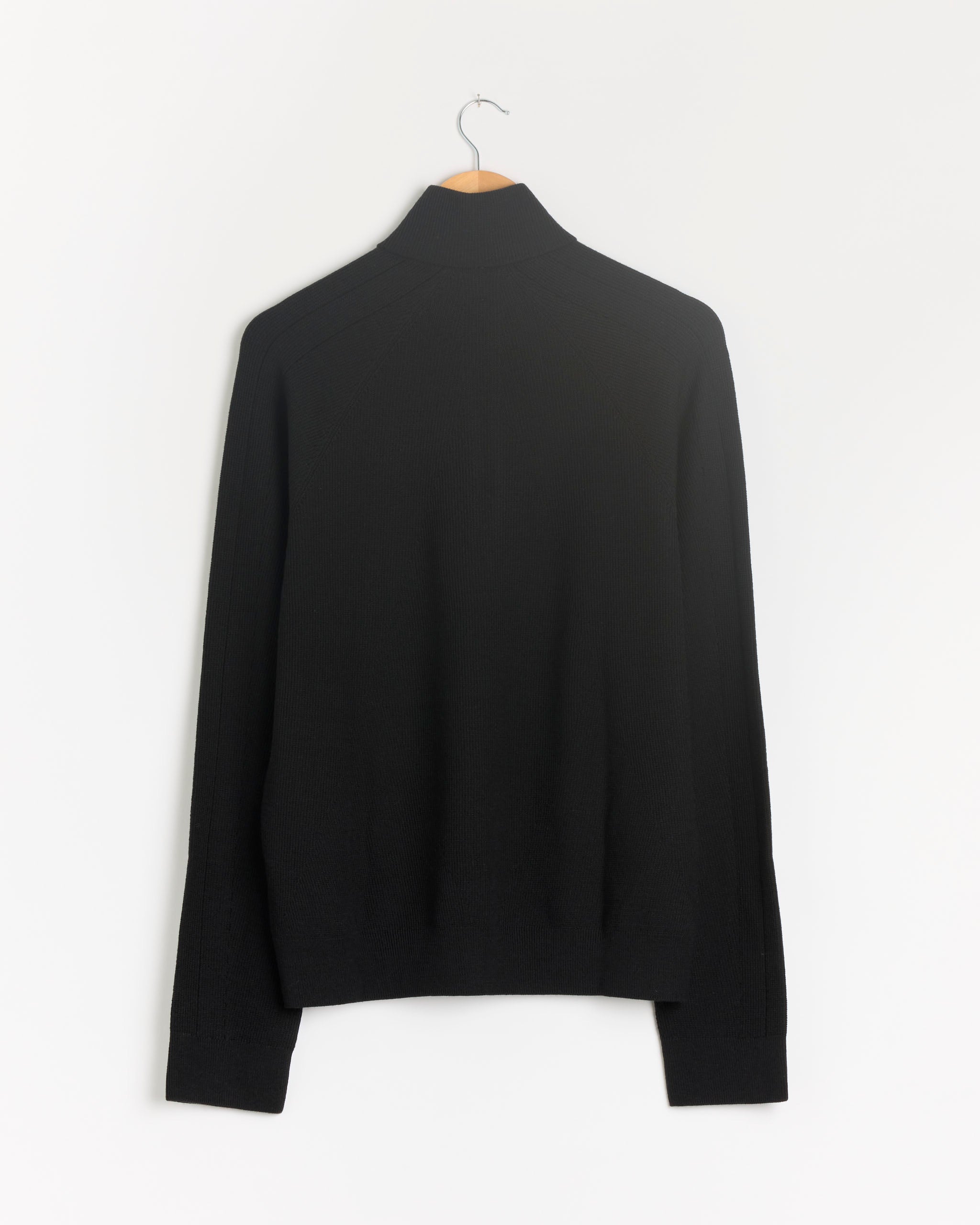 Veilance Conic Wool Half Zip Sweater, Black - Black / M (289466)