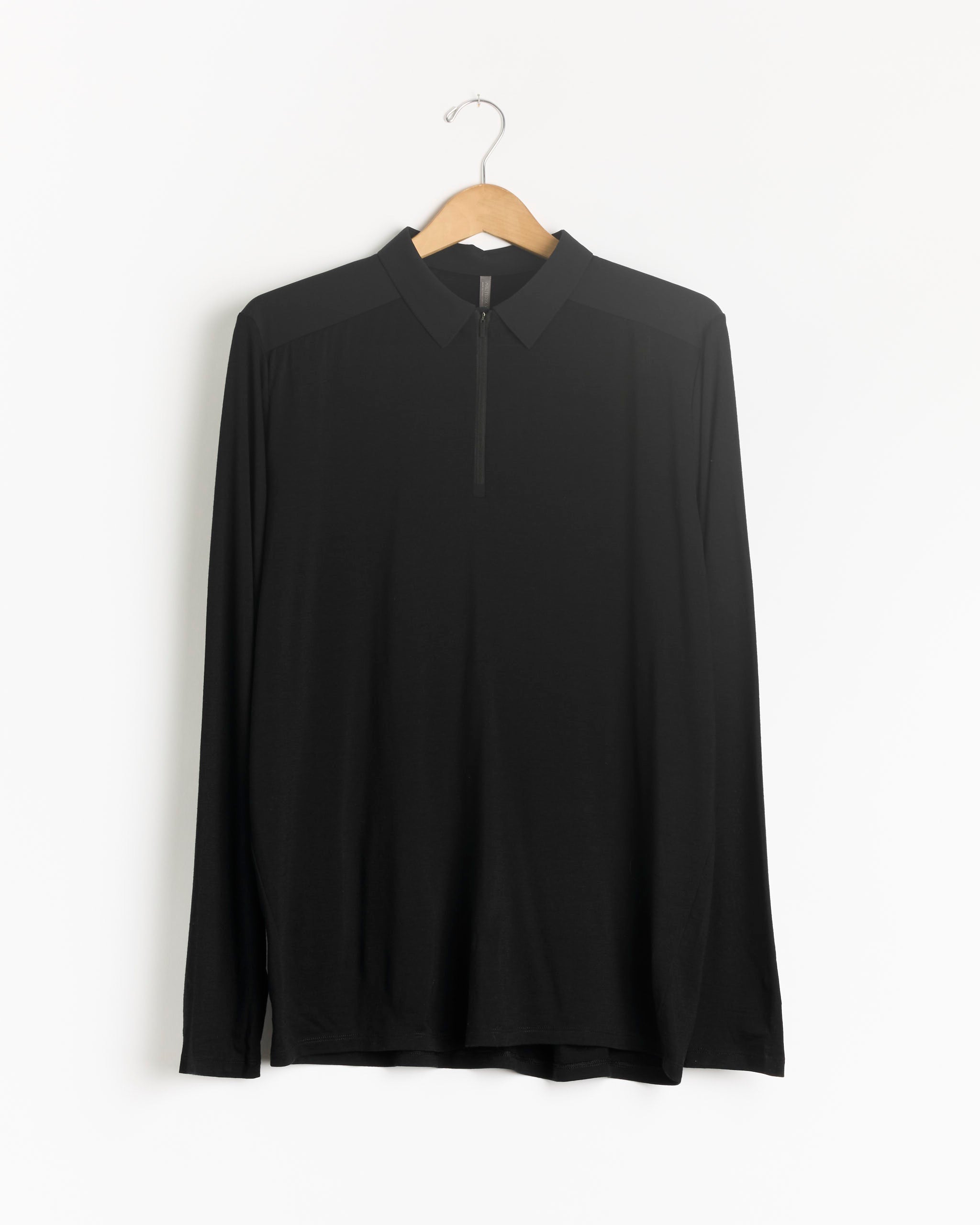 Veilance Frame L/S Polo, Black - Black / M (289482)