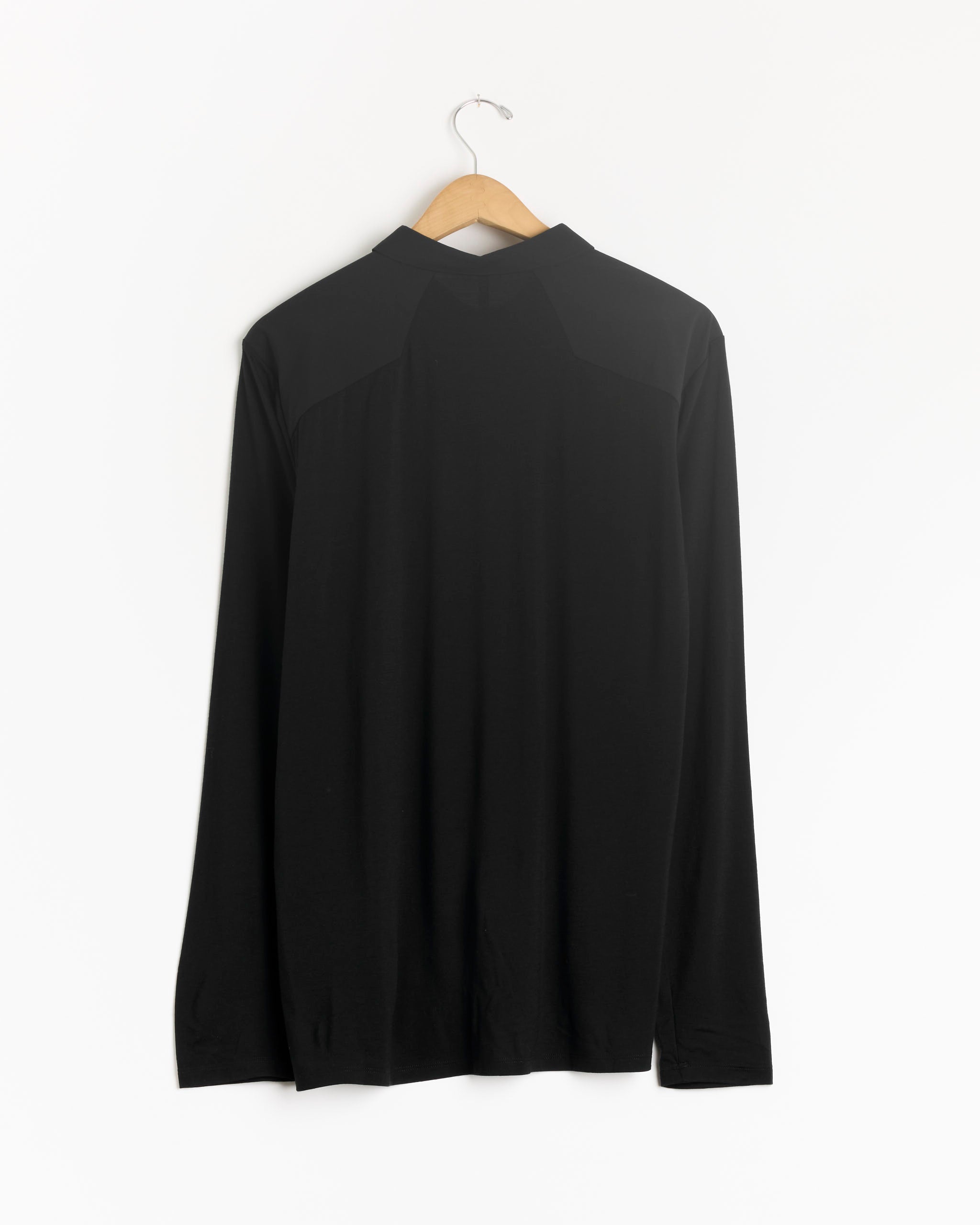 Veilance Frame L/S Polo, Black - Black / M (289482)