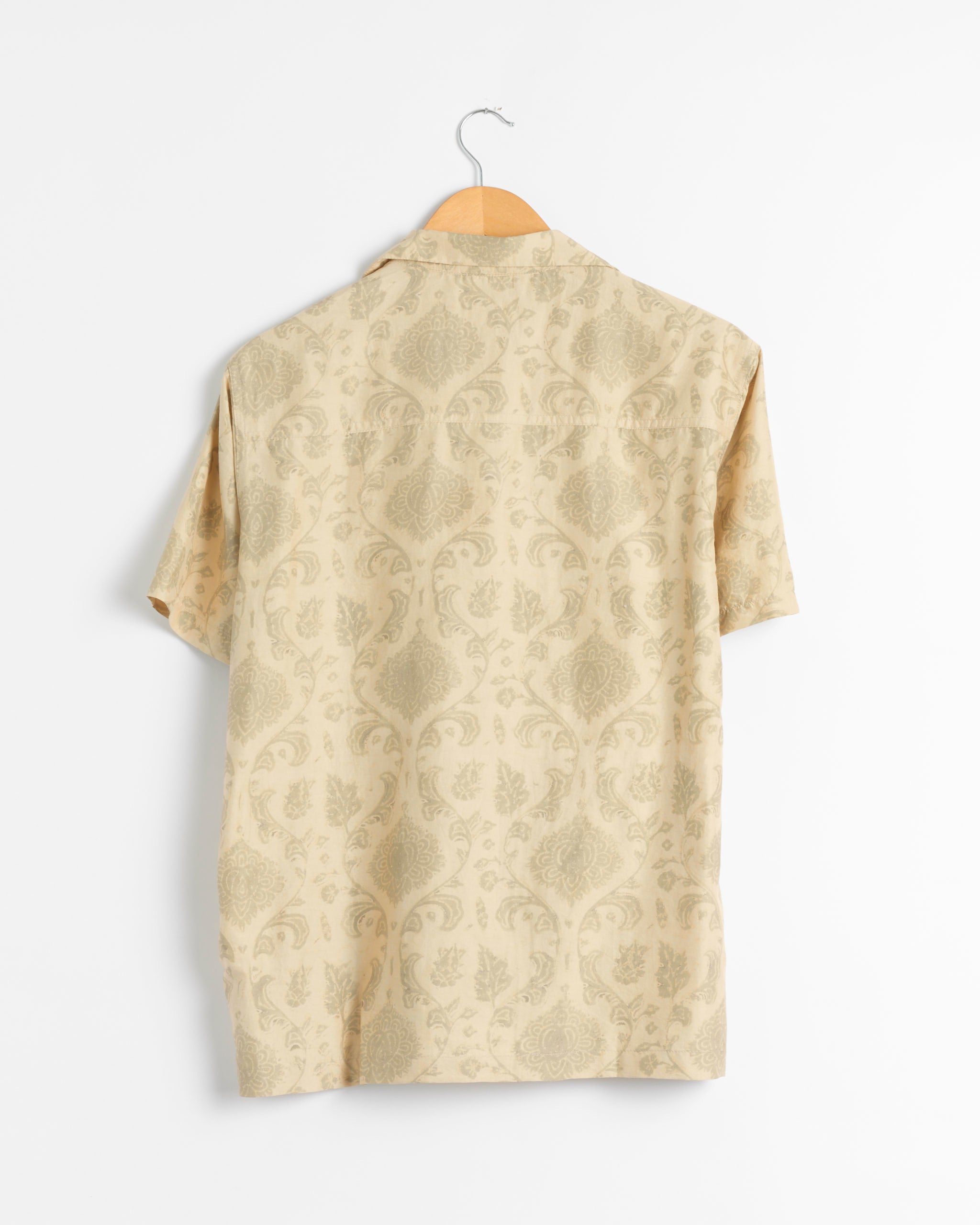 Kartik Research Hand Block Printed Shirt - Dust / S (289530)