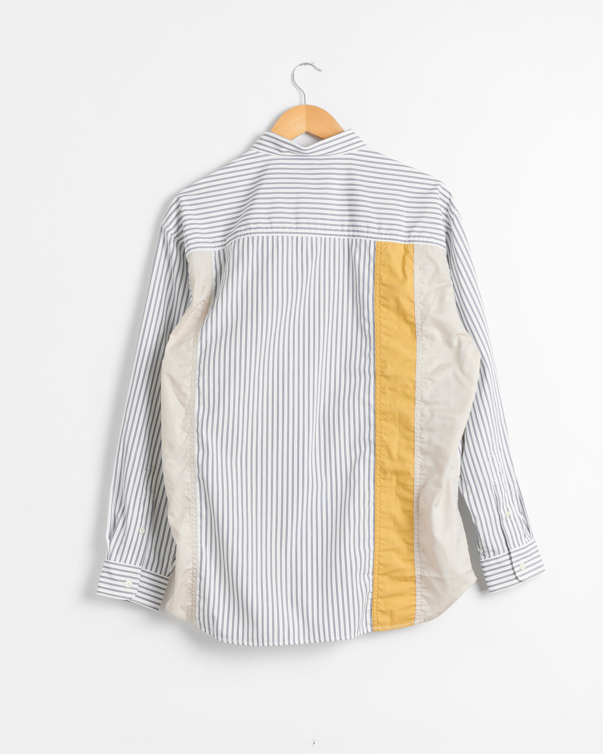 Comme Des Garçons Homme B002 Shirt - White/Navy/Mix / S (289641)
