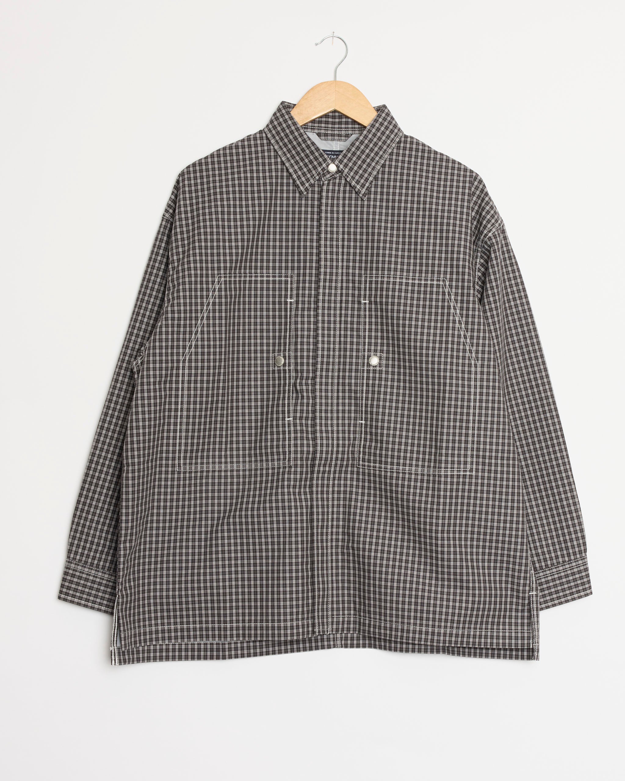 Comme Des Garçons Homme B011 Shirt - Black/White/Charcoal / M (289651)