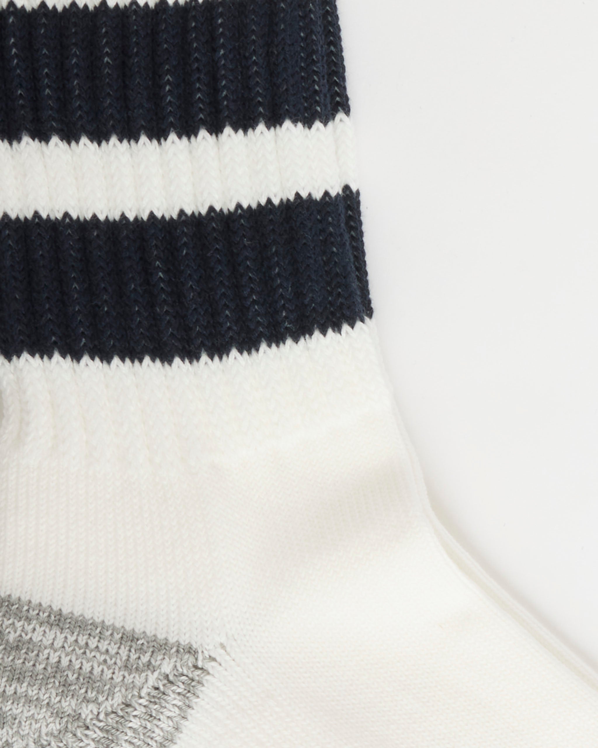 Comme Des Garçons Homme K501 Socks - White/Navy - OS - Default Title (289658)