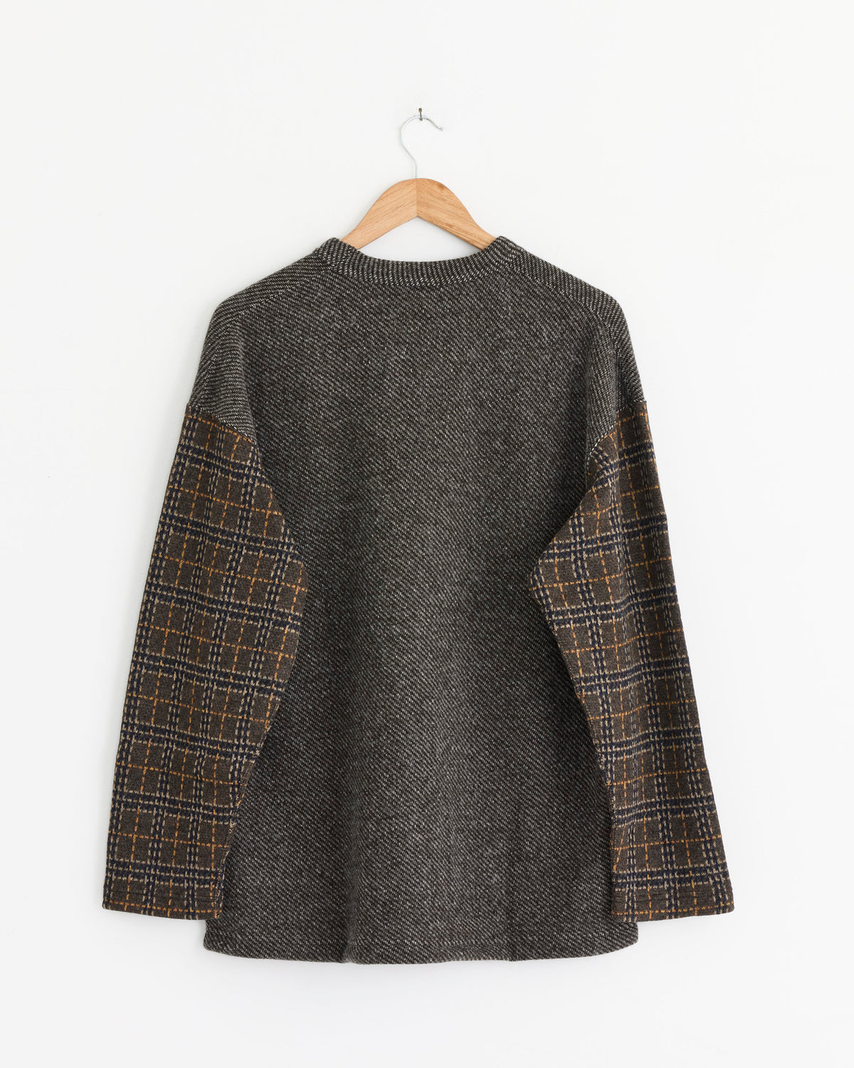 Comme Des Garçons Homme T023 Sweatshirt - Brown/Navy/Yellow / S (289710)