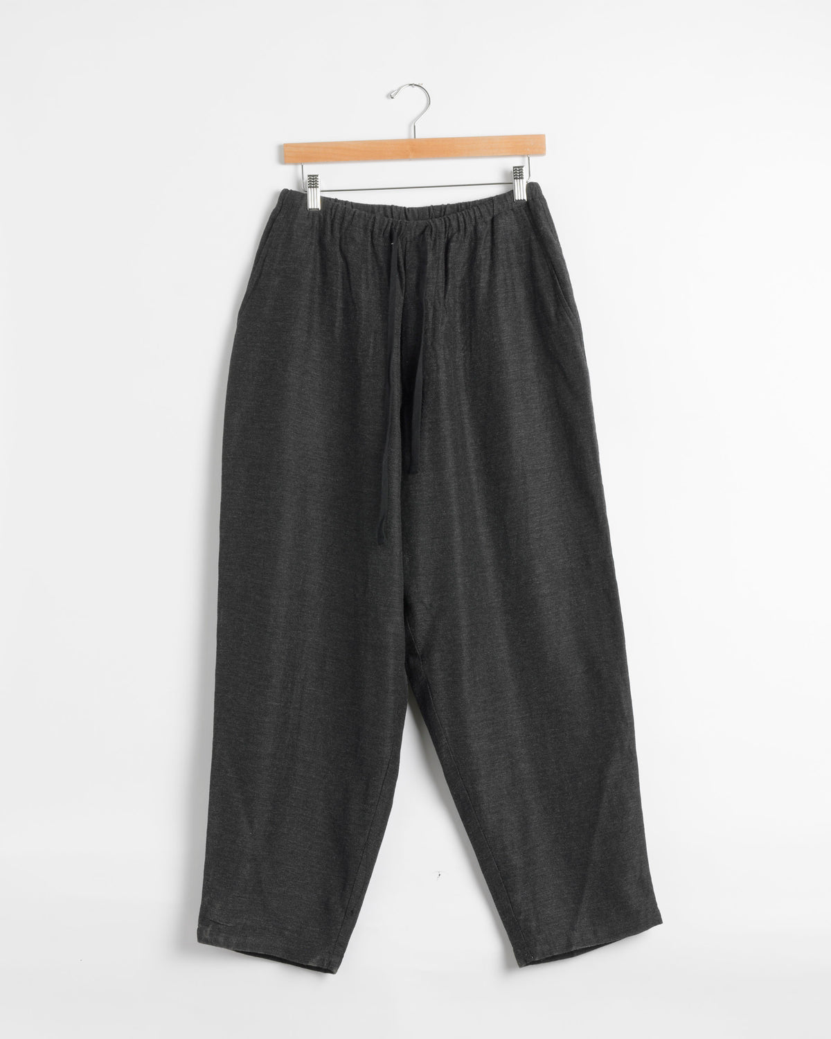 Comoli Cashmere Silk Tapered Pant - Charcoal / 1 (289721)