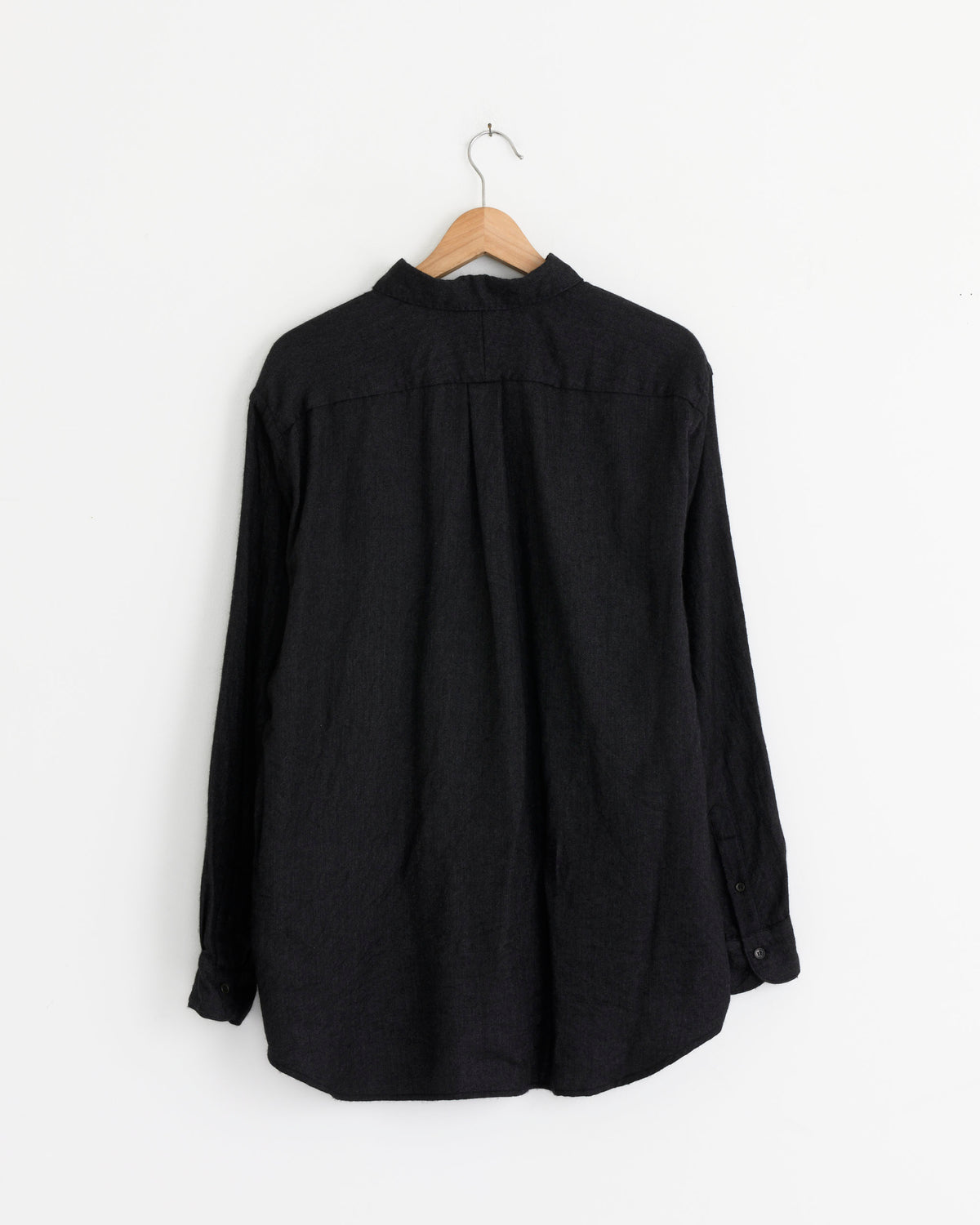 Comoli Cashmere Silk Shirt - Charcoal / 2 (289744)