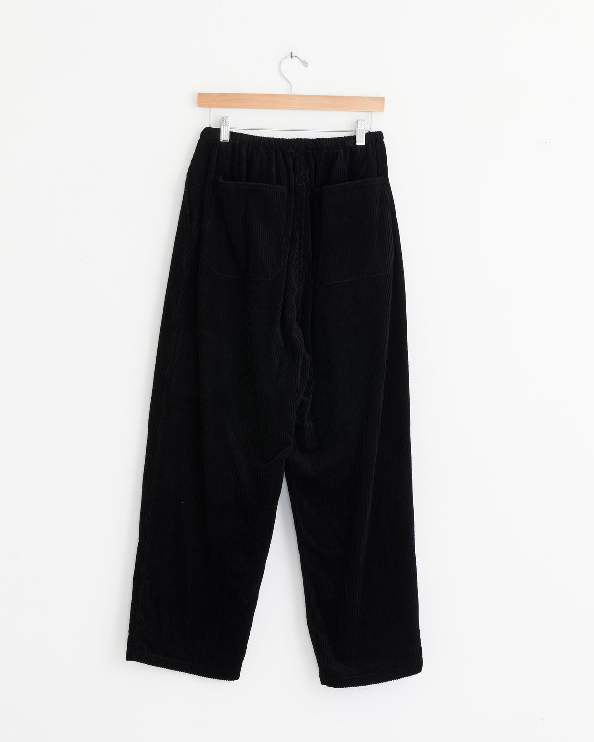 Comoli Corduroy Drawstring Pant - Black / 1 (289749)