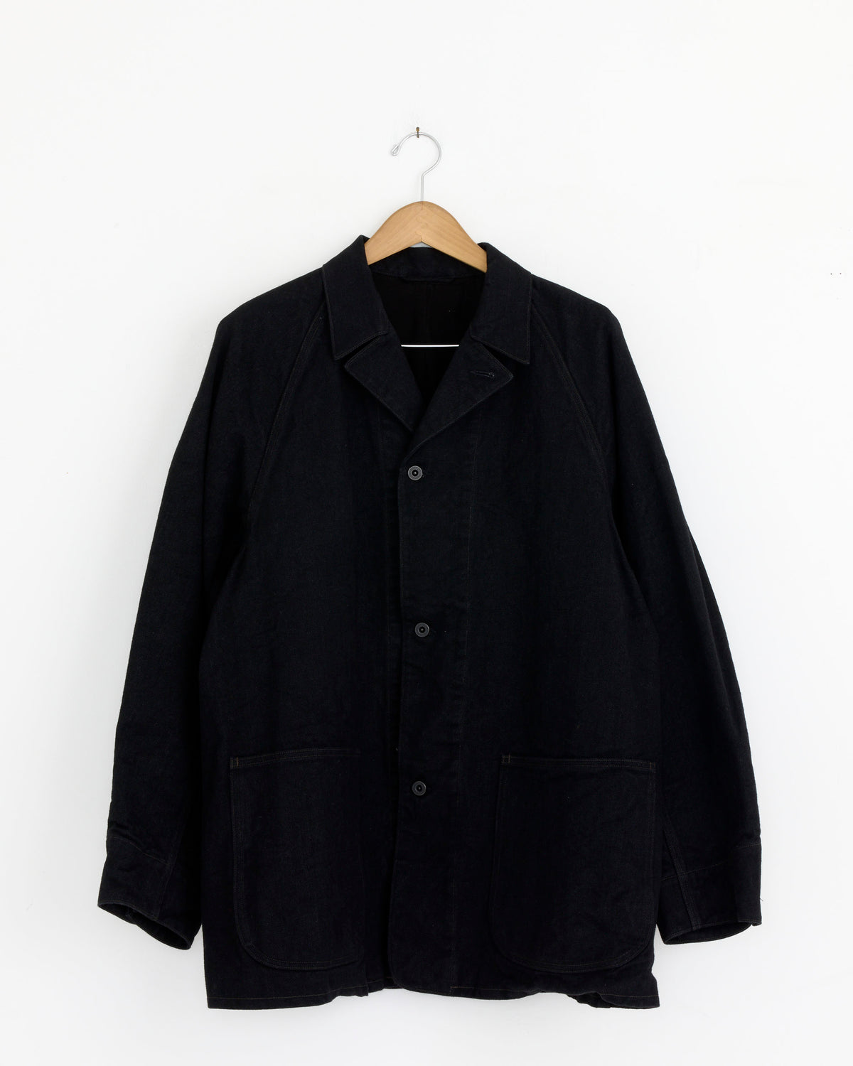 Comoli Denim Work Jacket - Black / 3 (289766)