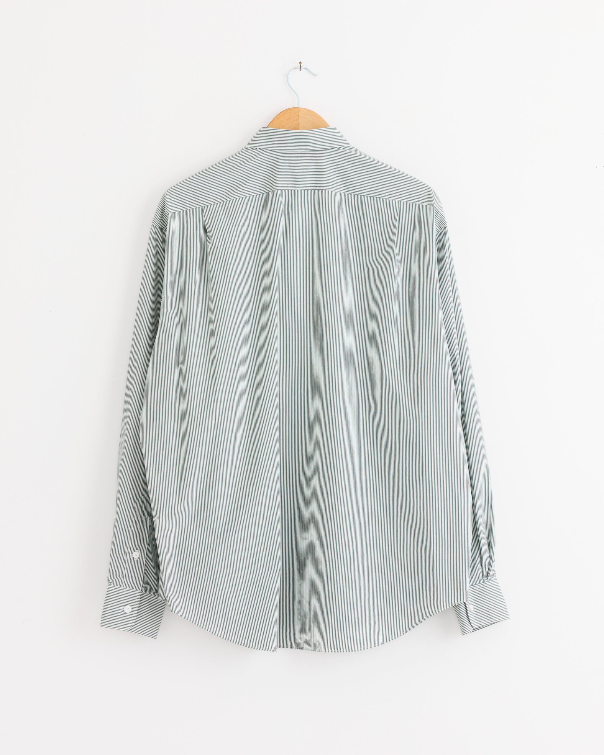 A.PRESSE Spread Collar Shirt - Green / 4 (289803)