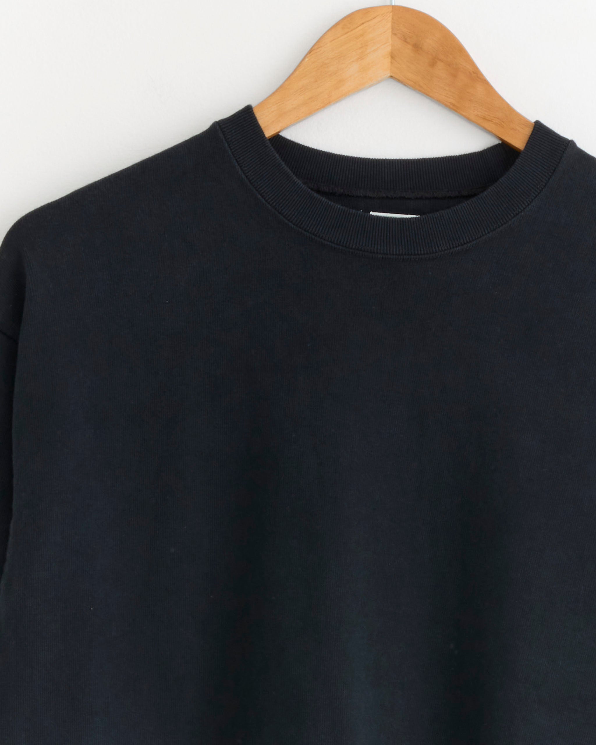 A.PRESSE Vintage L/S T-Shirt, Black - Black / 2 (289828)