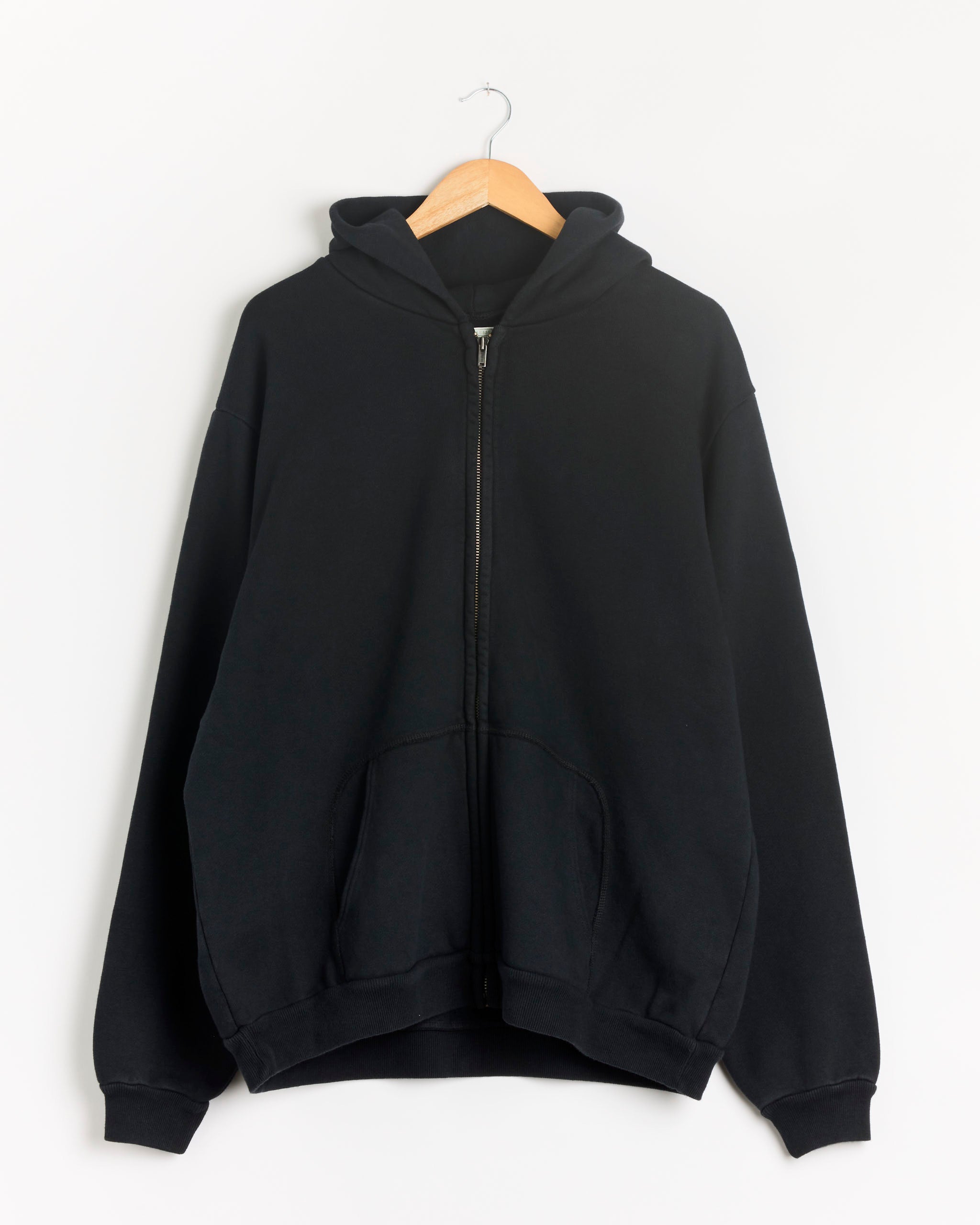 A.PRESSE Vintage Zip Sweat Hoodie, Black - Black / 5 (289859)