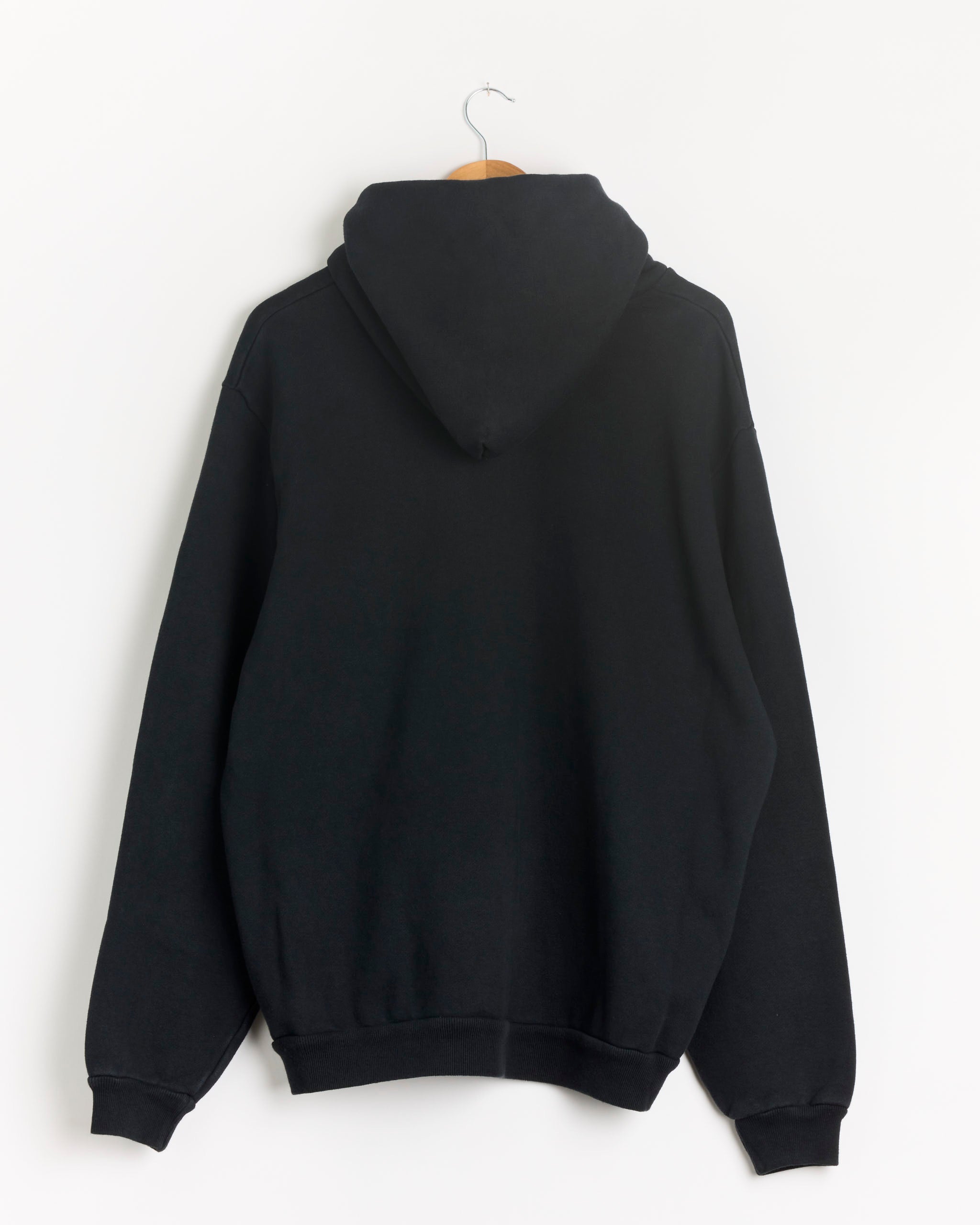 A.PRESSE Vintage Zip Sweat Hoodie, Black - Black / 5 (289859)