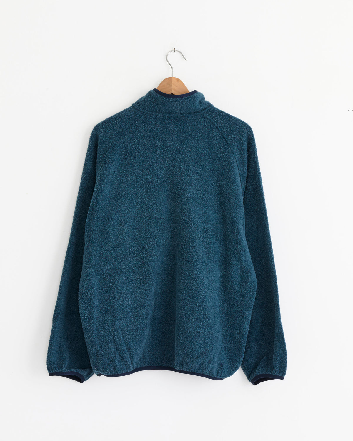 A.PRESSE Vintage Silk Fleece Half Zip Jacket - Blue / 4 (289890)