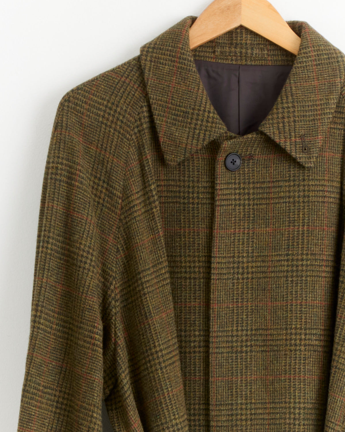 1536 Coat in Taupe Check - Taupe Check / S (289924)