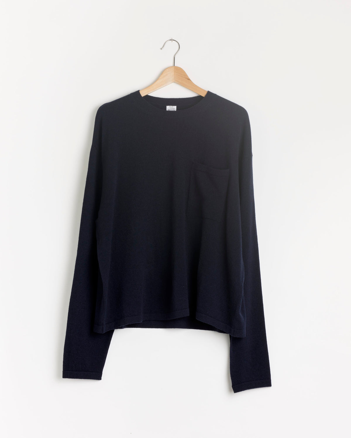 Salon C Lundman Loose Cashmere O-Neck Sweater - Navy / XL (289980)