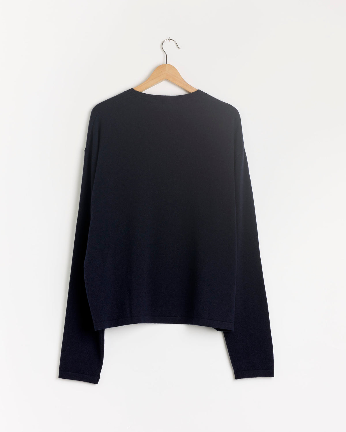 Salon C Lundman Loose Cashmere O-Neck Sweater - Navy / XL (289980)