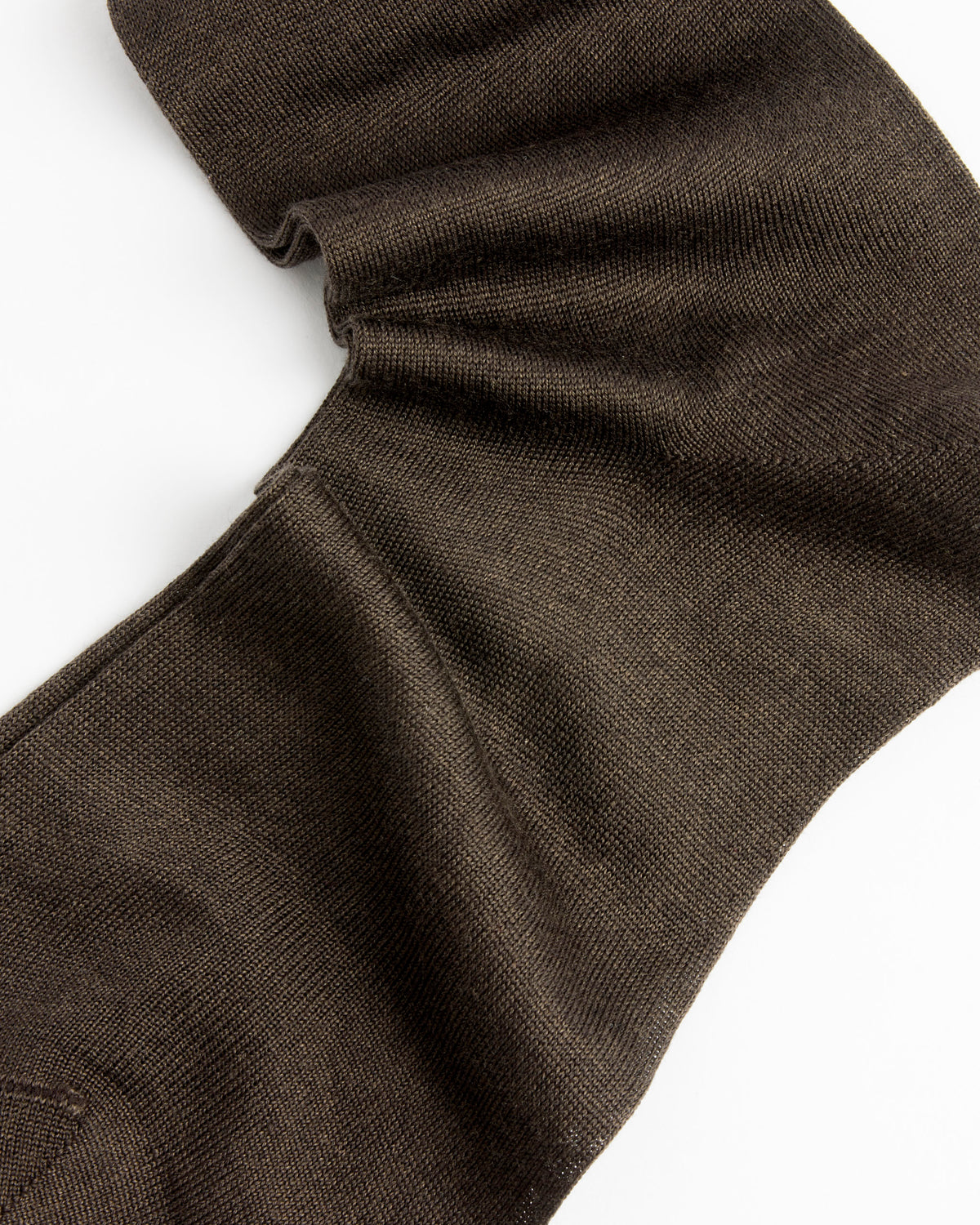 Stoffa Wool Silk Crew Socks, Chocolate - Chocolate / OS (289996)