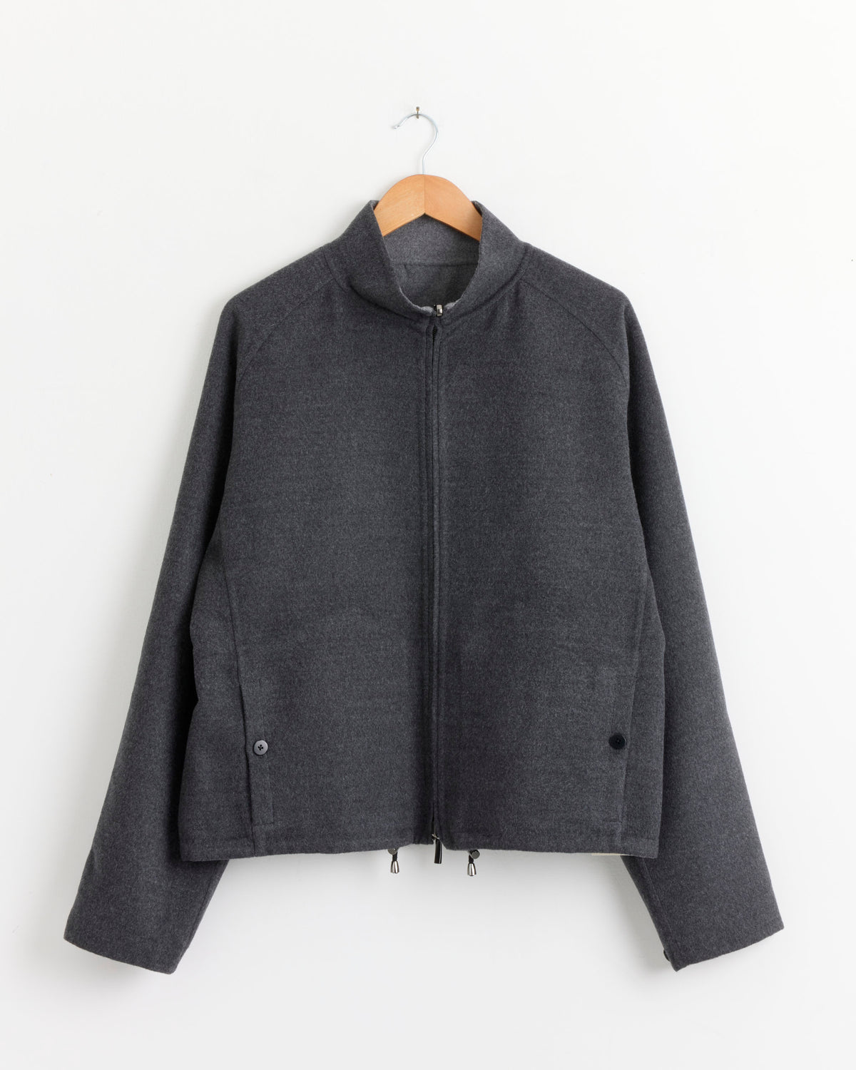 Stoffa Split Seam Reversible Blouson - Charcoal / IT50 (290008)