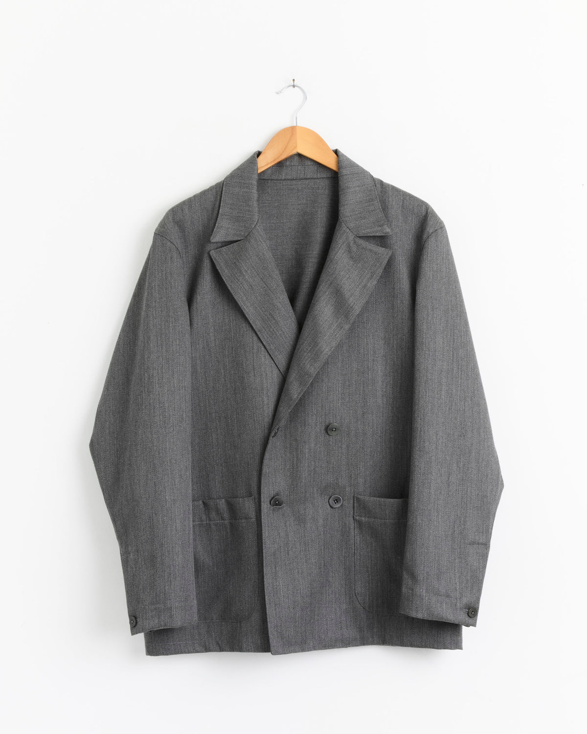 Stoffa Double Breasted Shirt Jacket - Grey / IT52 (290011)