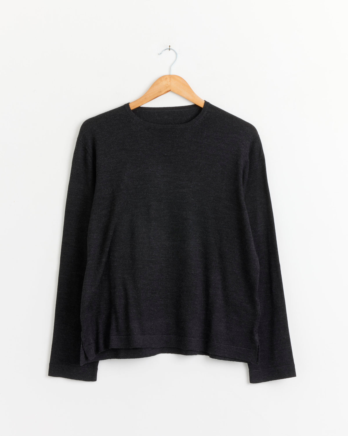 Stoffa L/S Knit T-Shirt, Charcoal - Charcoal / IT50 (290022)